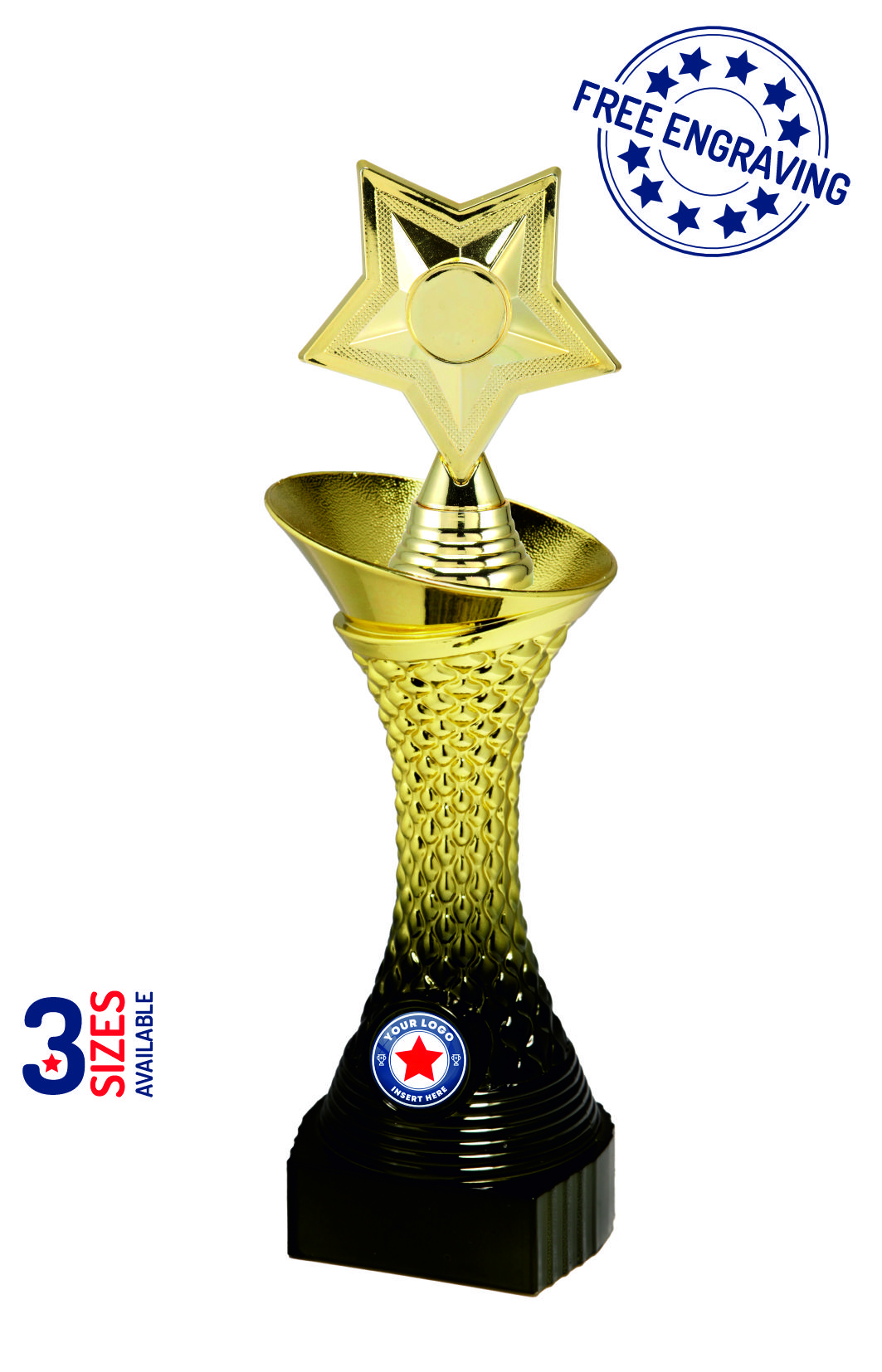 Heavyweight Gradient Gold Star Award - P531.01 + X10_.15