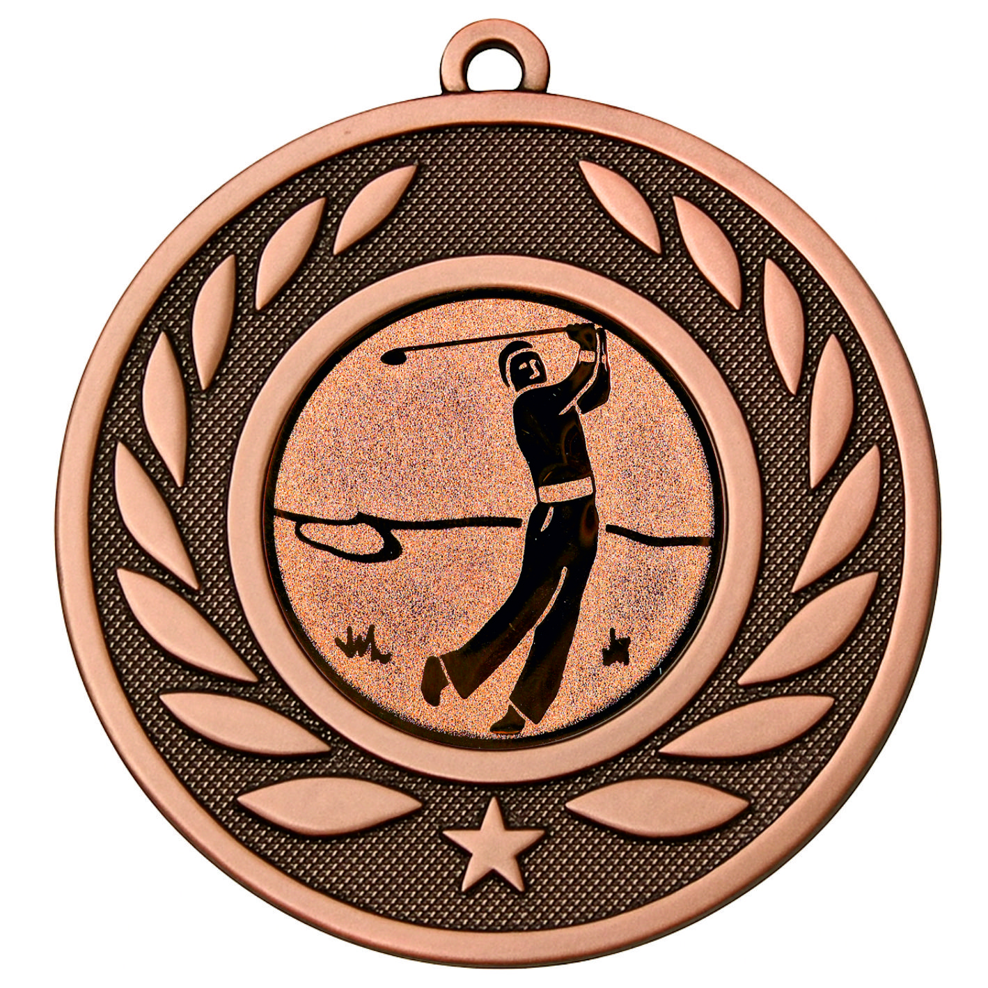 Bronze Laurel Golfer Medal - FREE Ribbon - BIE.M9459.03