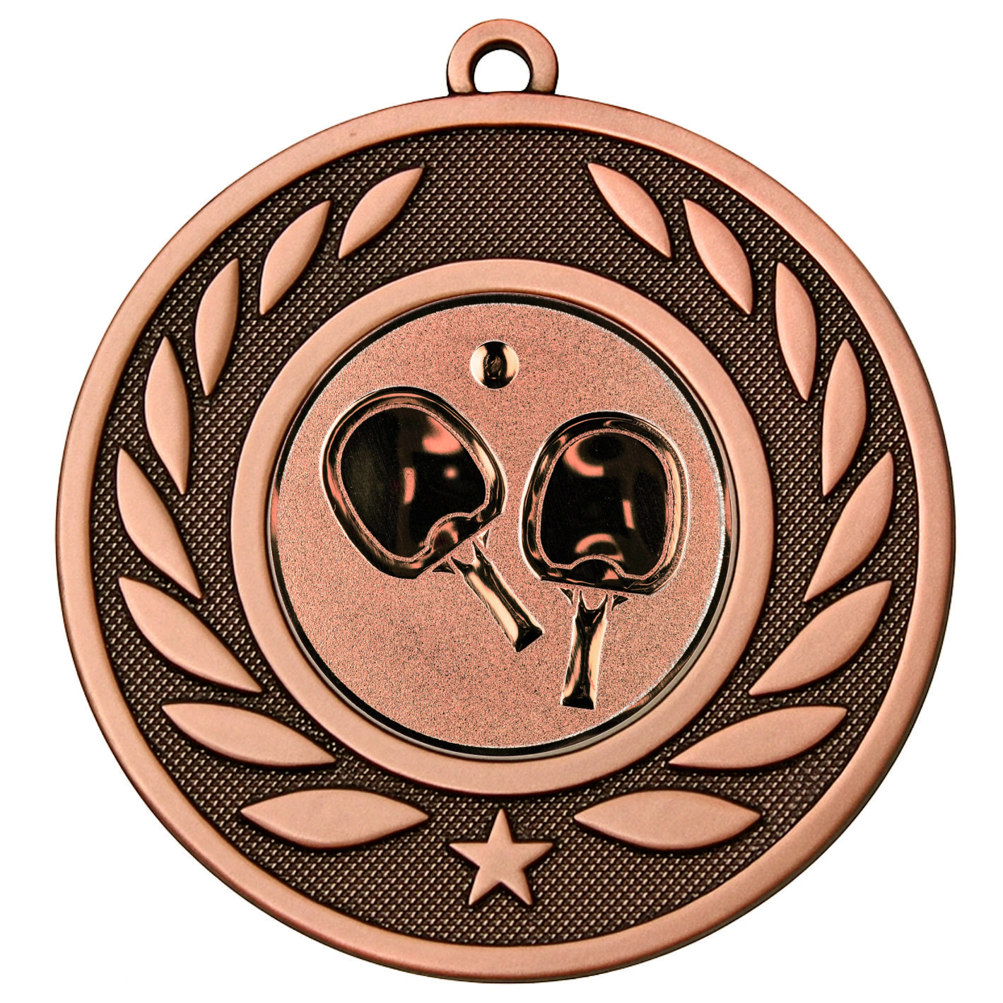 Bronze Laurel Table Tennis Medal-FREE Ribbon-M9459.03
