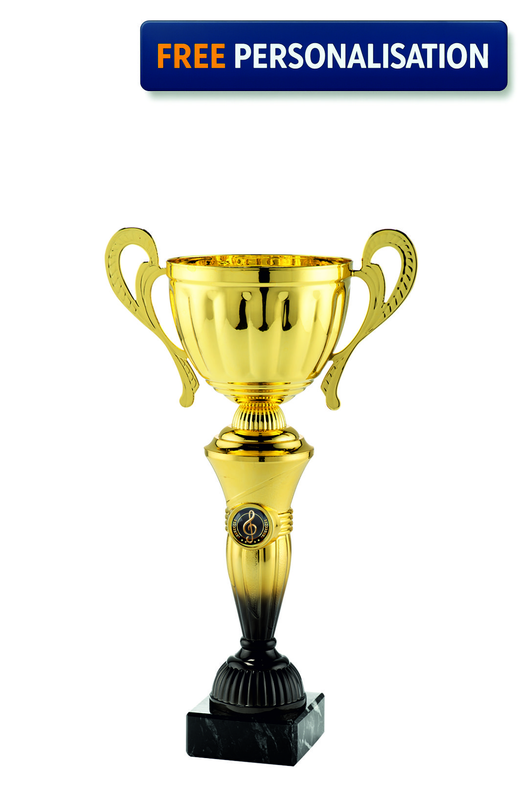 28cm GOLD & BLACK CUP MUSIC AWARD - MT.151.15.A