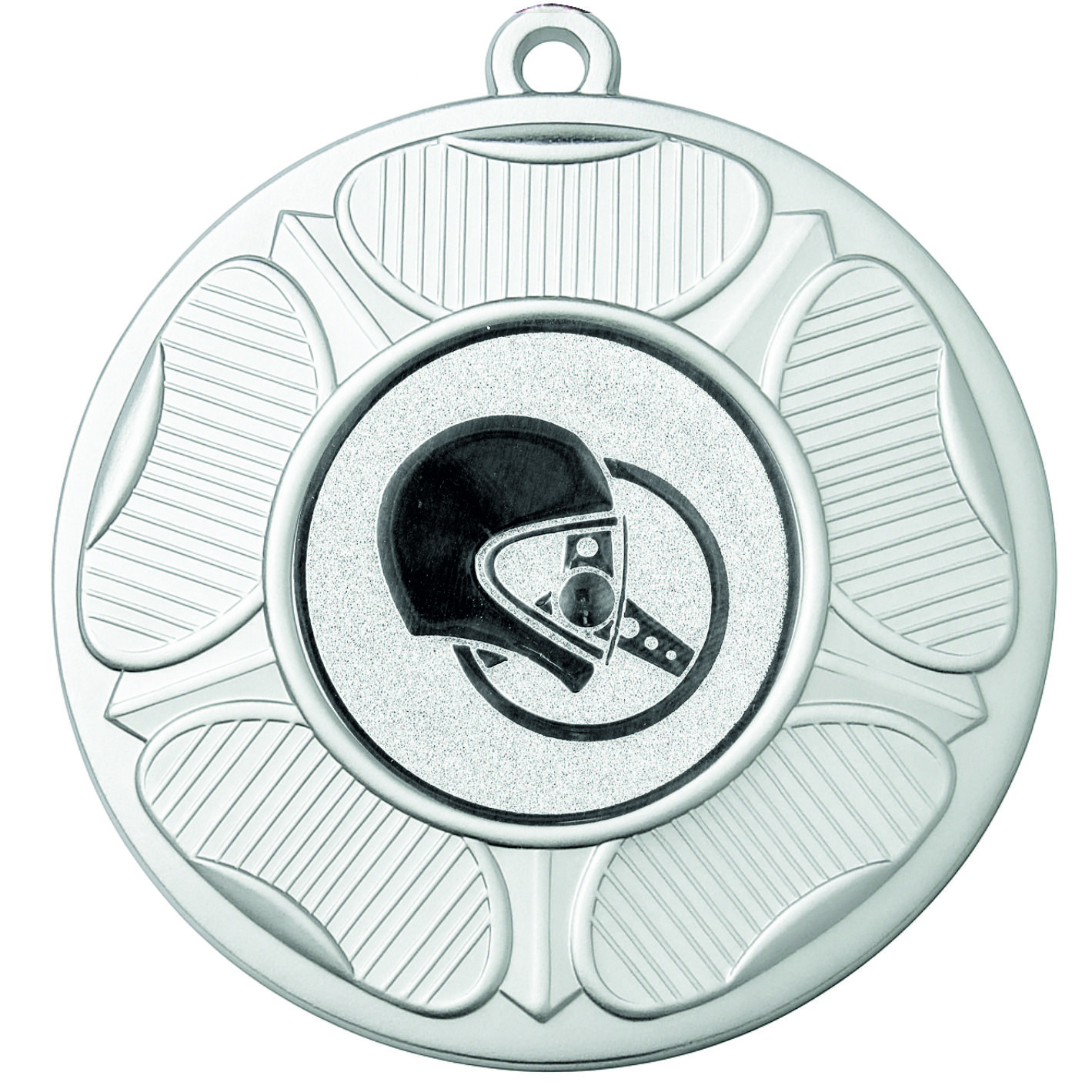 Silver Tudor Rose Motor Sport Medal-FREE Ribbon-BIE.M9458.02