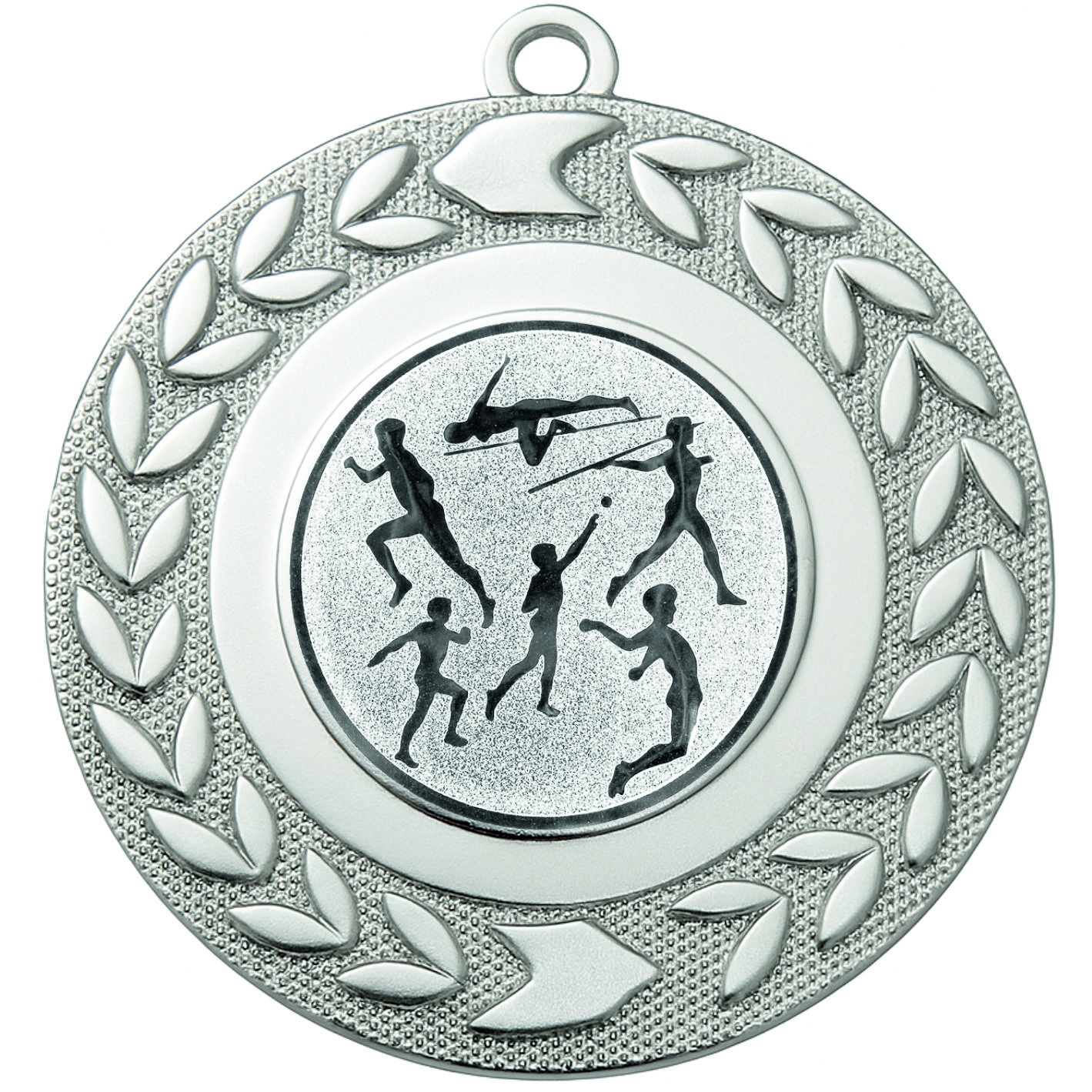 Silver Wreath Multi Athletics Medal - FREE Ribbon - BIE.M9460.02