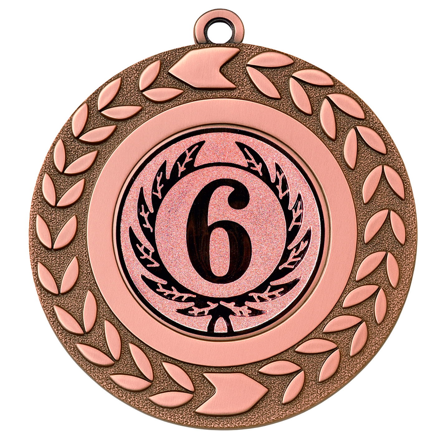 Bronze Wreath 6th Place Medal - FREE Ribbon - BIE.M9460.03