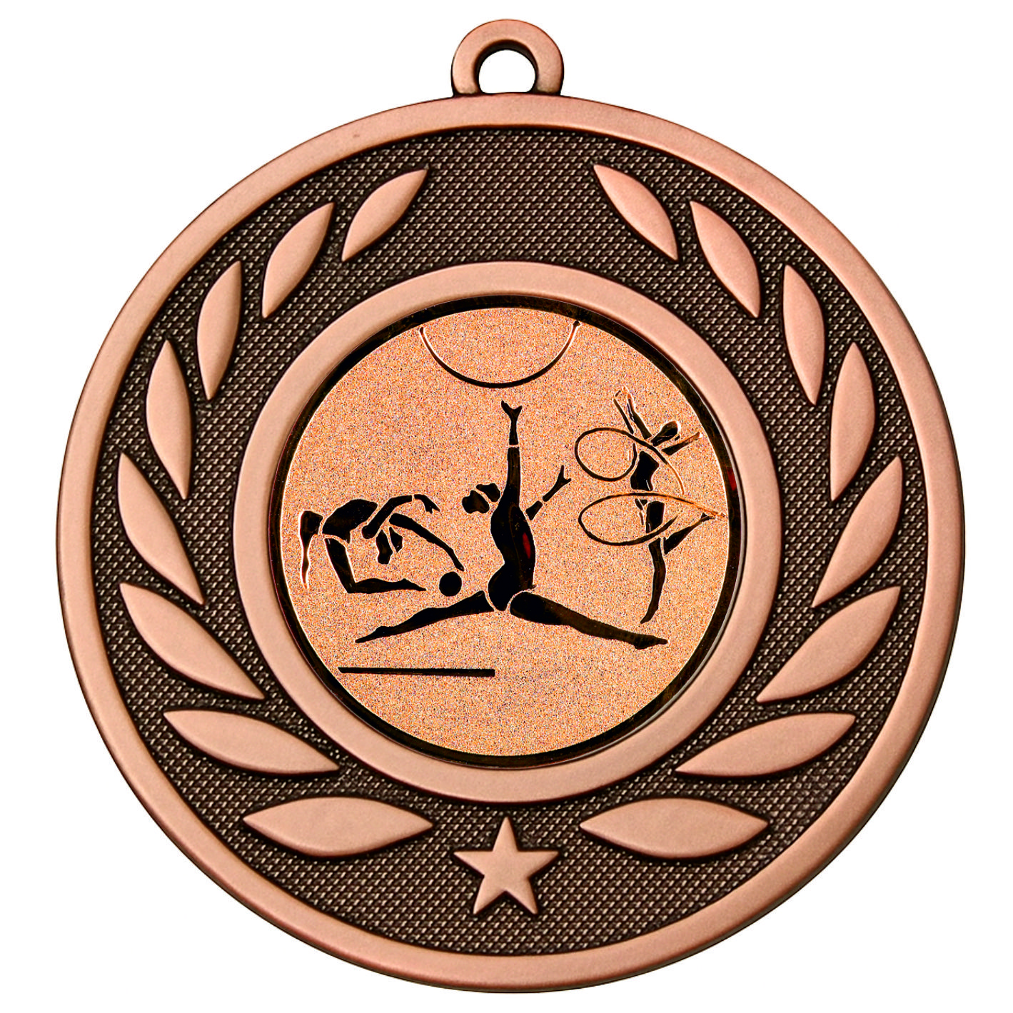 Bronze Laurel Rhythmic Gymnast Medal - FREE Ribbon - BIE.M9459.03