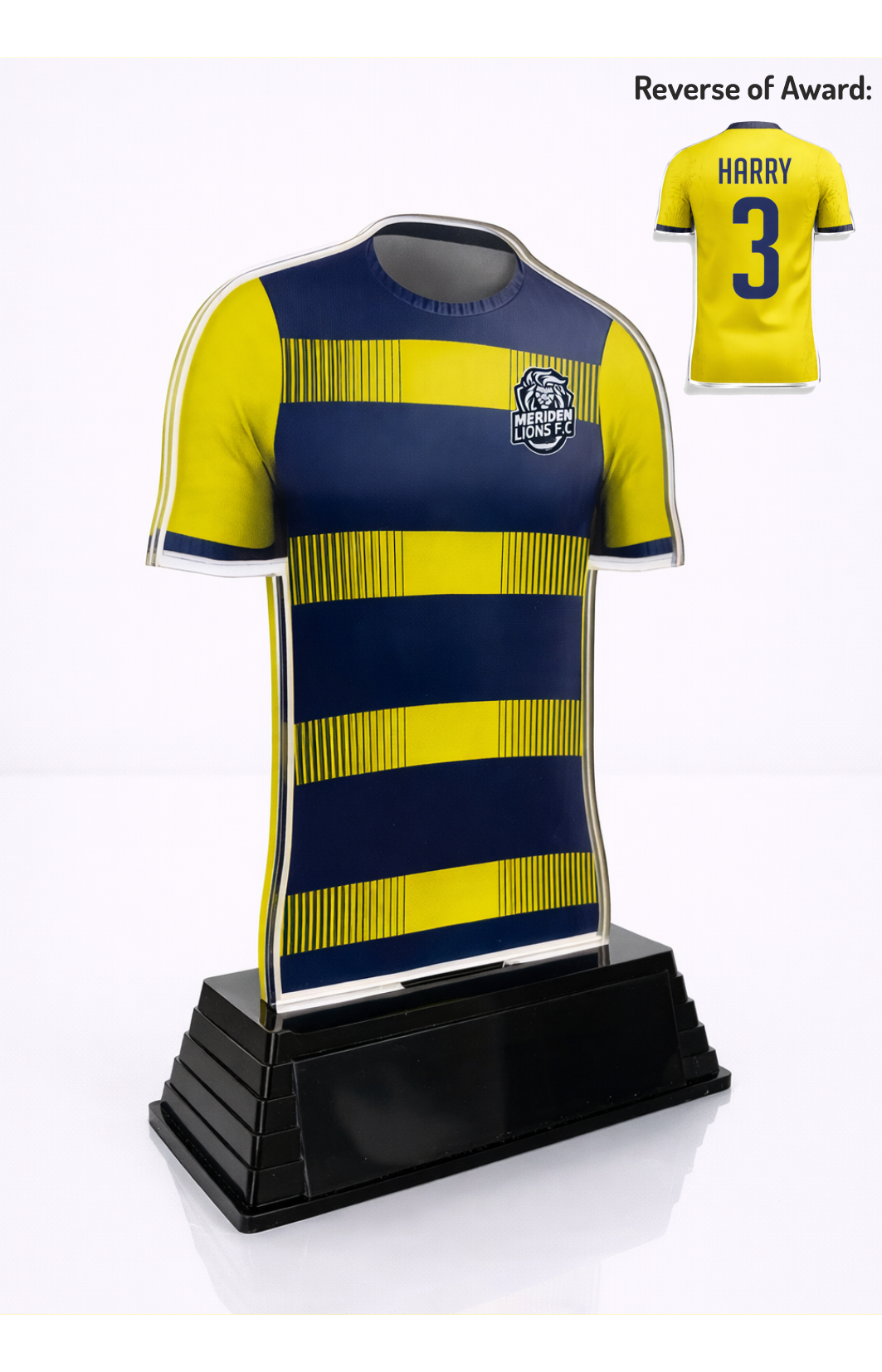 19.5cm Personalised Front & Back Kit Award - 0AC109 + 0AC112