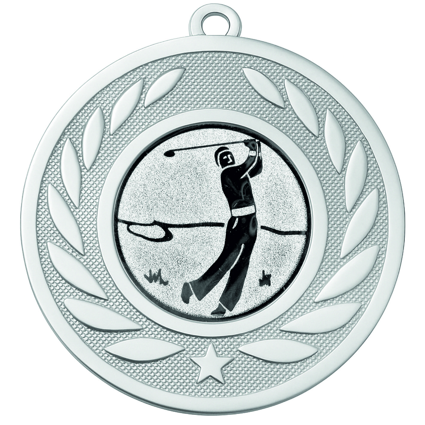 Silver Laurel Golfer Medal - FREE Ribbon - BIE.M9459.02