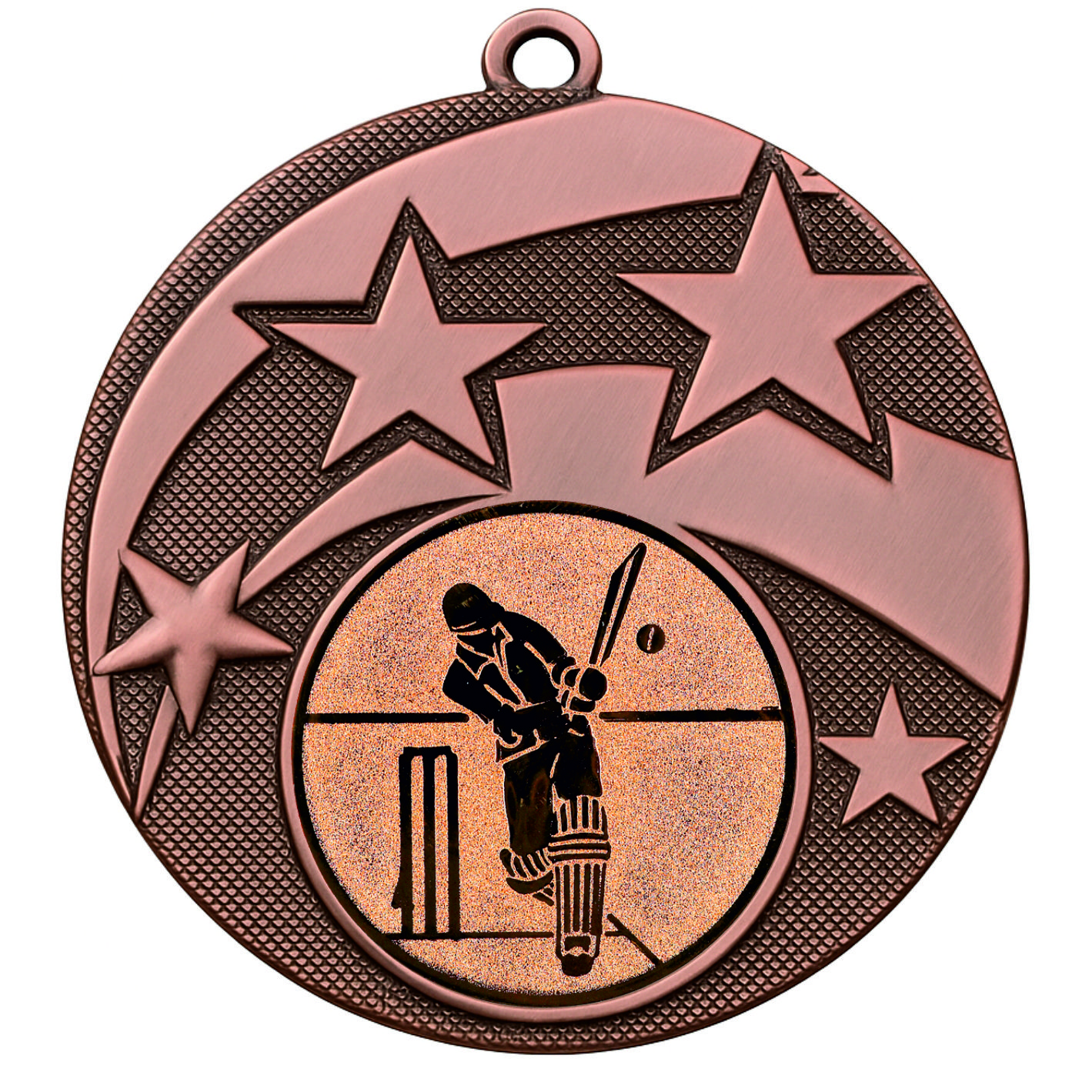 Bronze Star Cricket Medal - FREE Ribbon - BIE.M9457.03