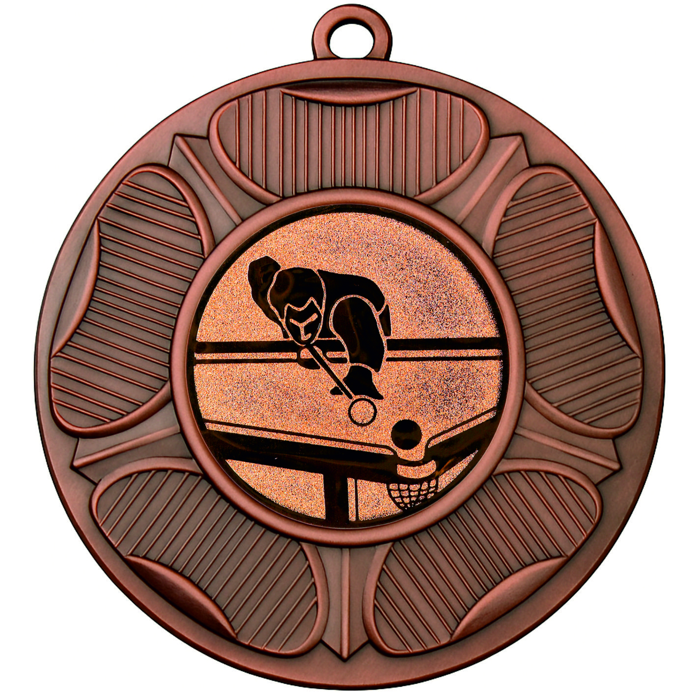 Bronze Tudor Rose Pool Medal-FREE Ribbon-BIE.M9458.03