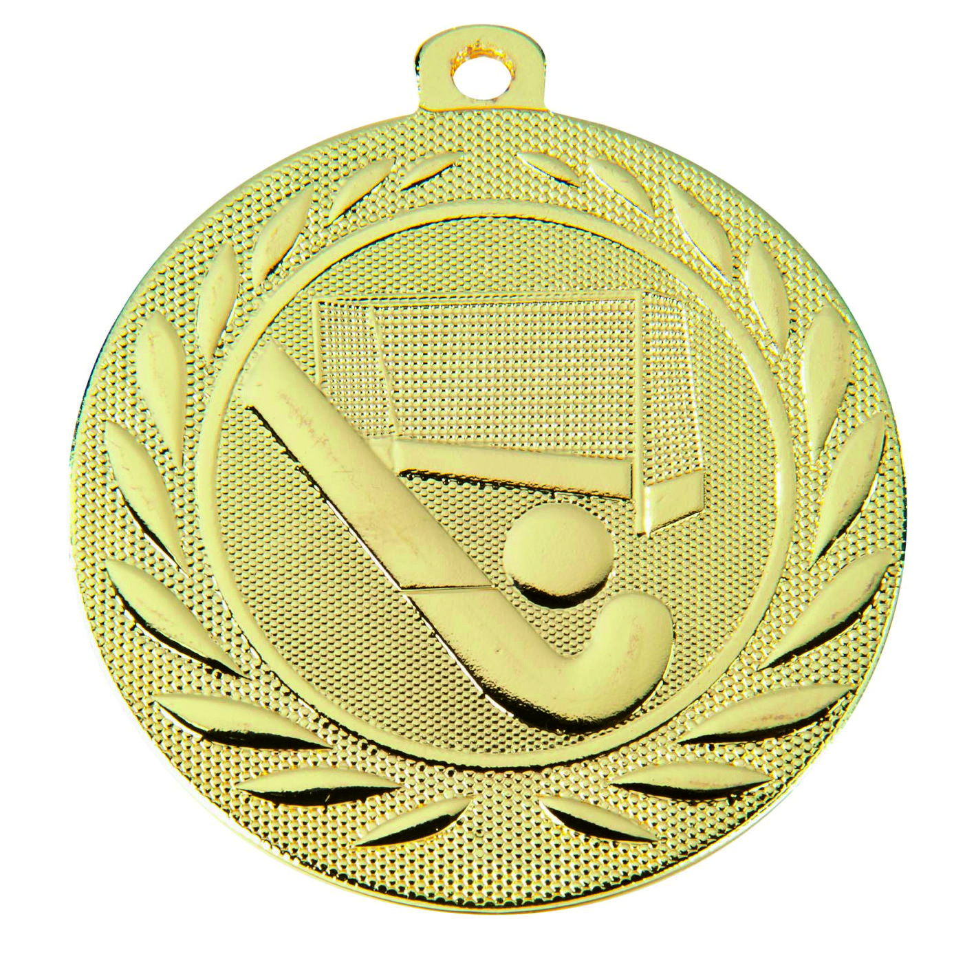 Gold Hockey 50mm Medal DI5000.L.01