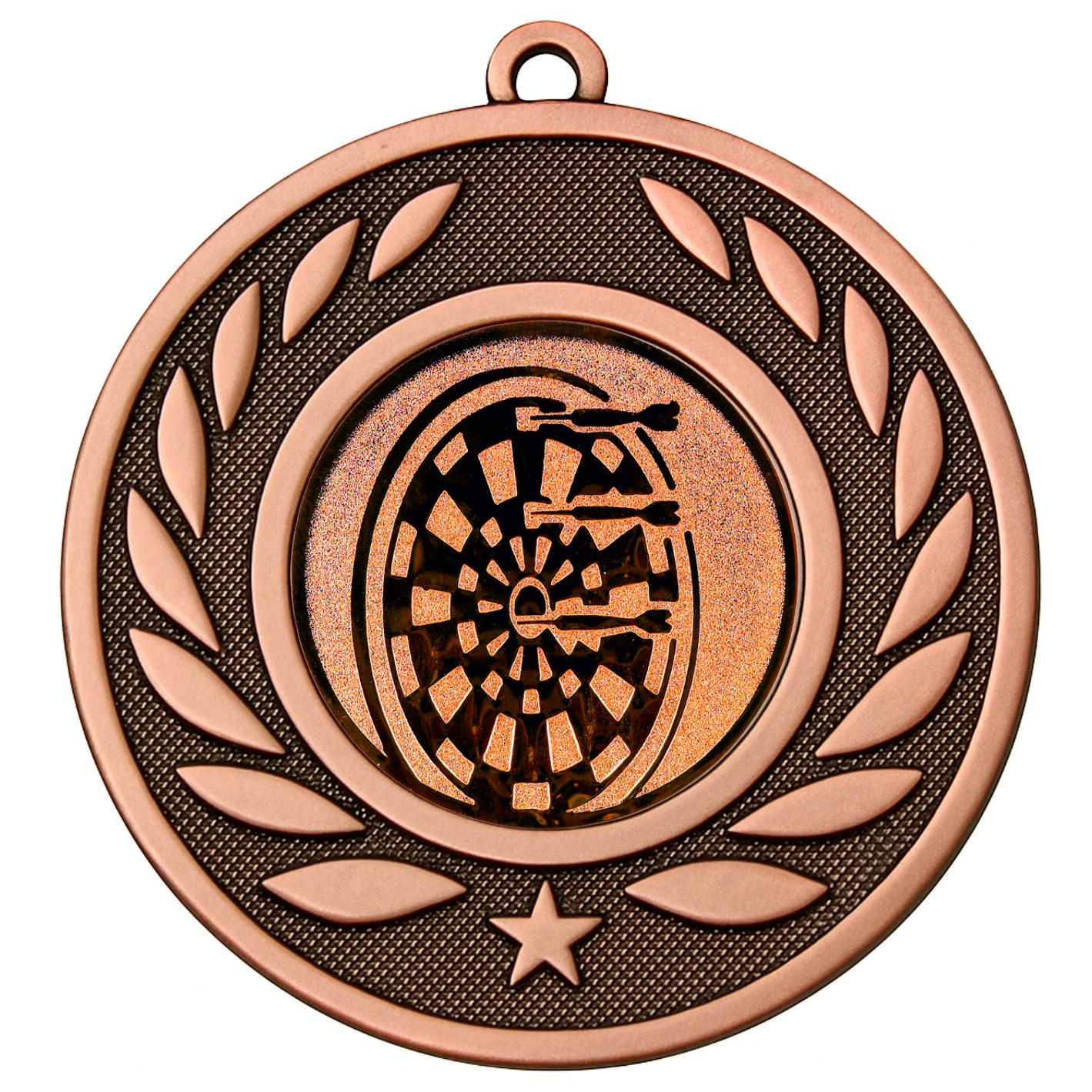 Bronze Laurel Darts Medal - FREE Ribbon - BIE.M9459.03