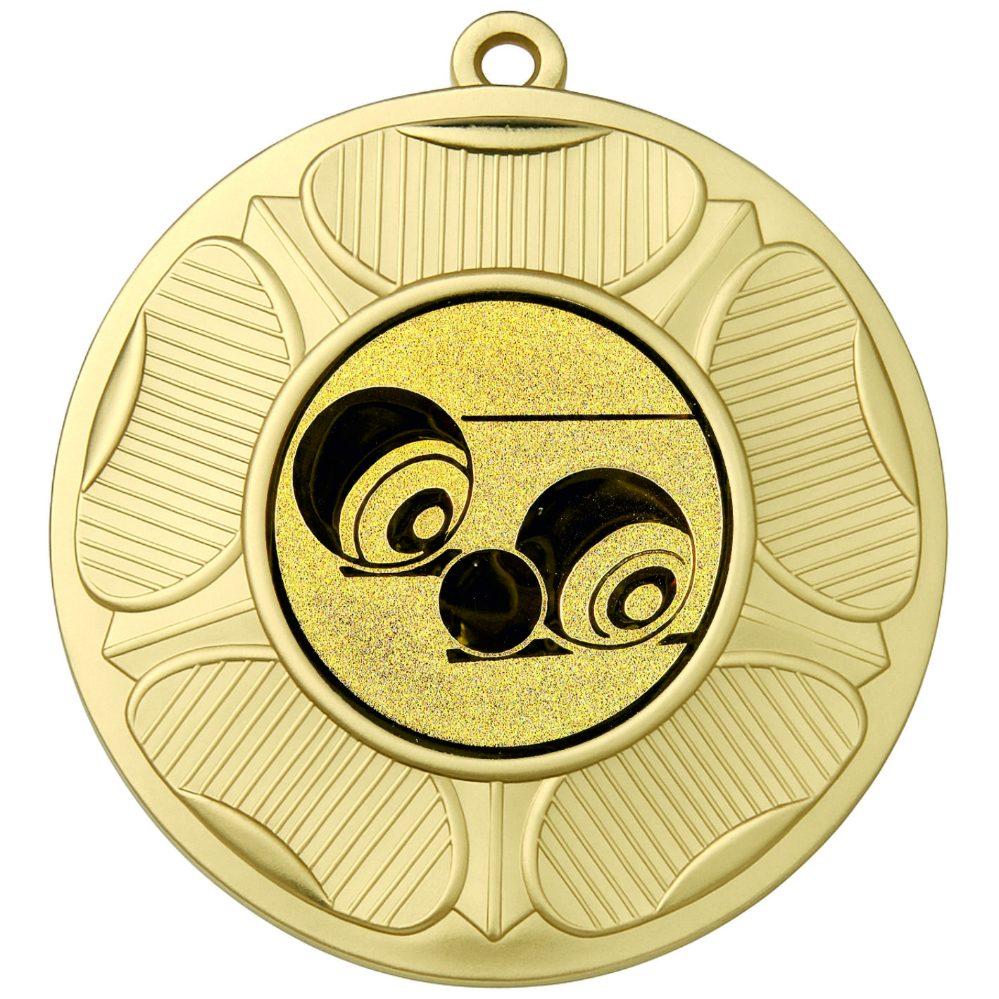 Gold Tudor Rose Lawn Bowls Medal - FREE Ribbon - BIE.M9458.01