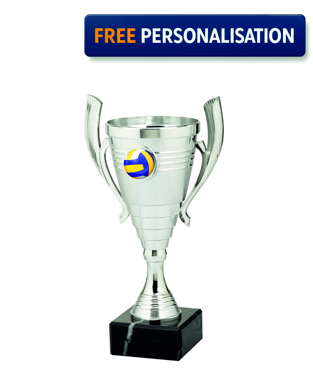 SILVER MINI CUP VOLLEYBALL AWARD - SET.356.02.A