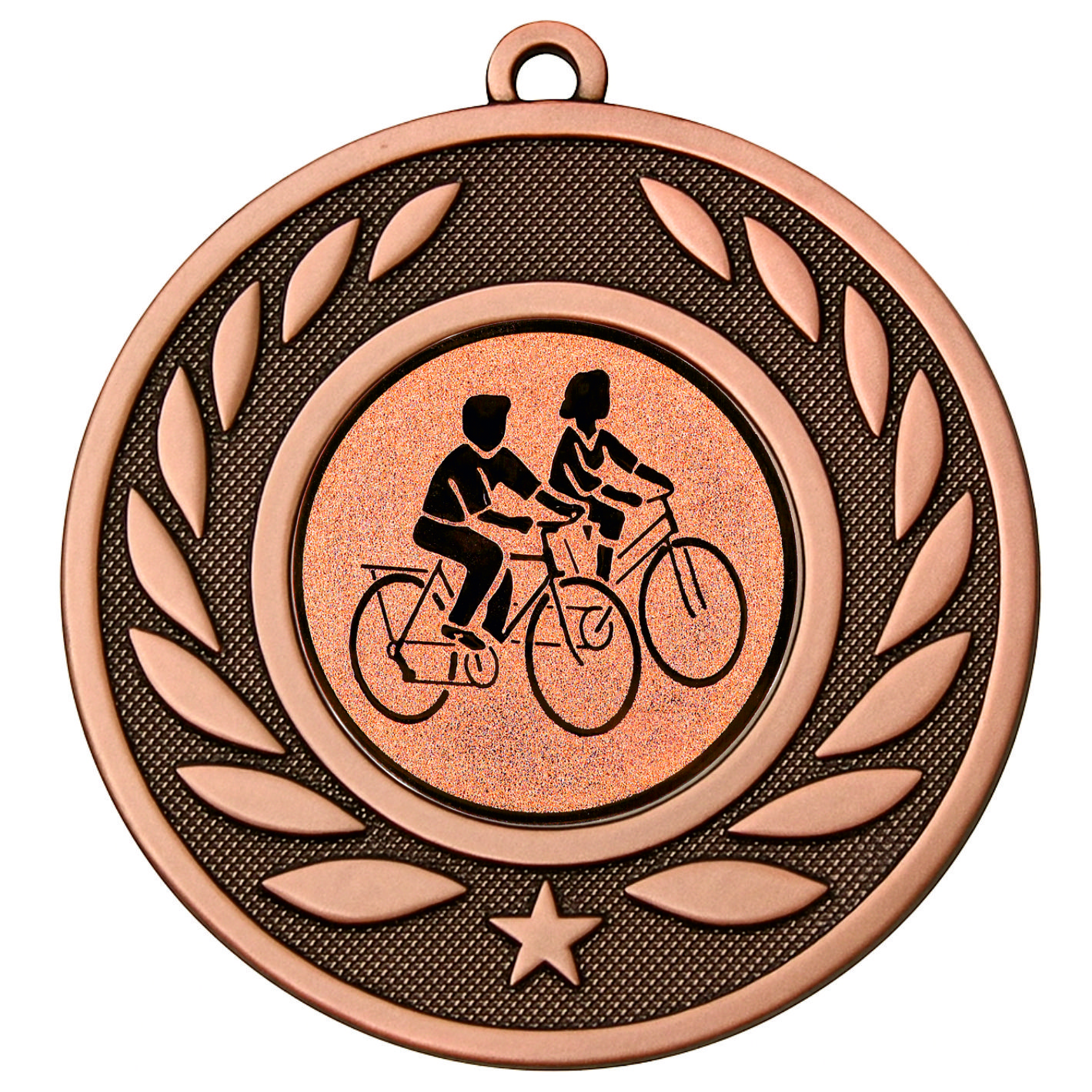 Bronze Laurel Cycling Medal 2 - FREE Ribbon - BIE.M9459.03