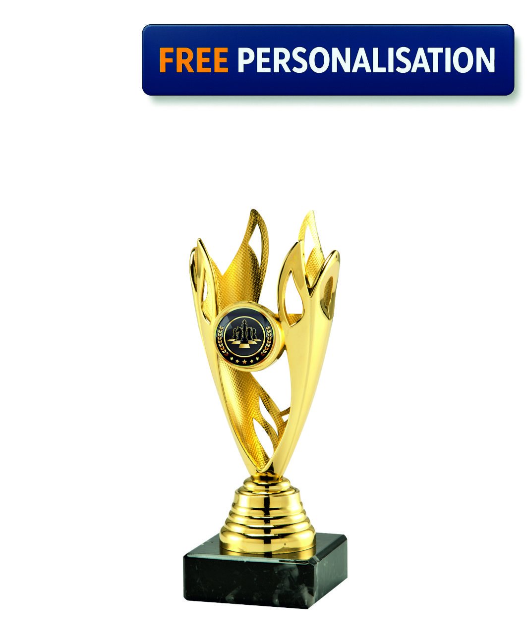 GOLD FLAME CHESS AWARD - SET.351.01.A