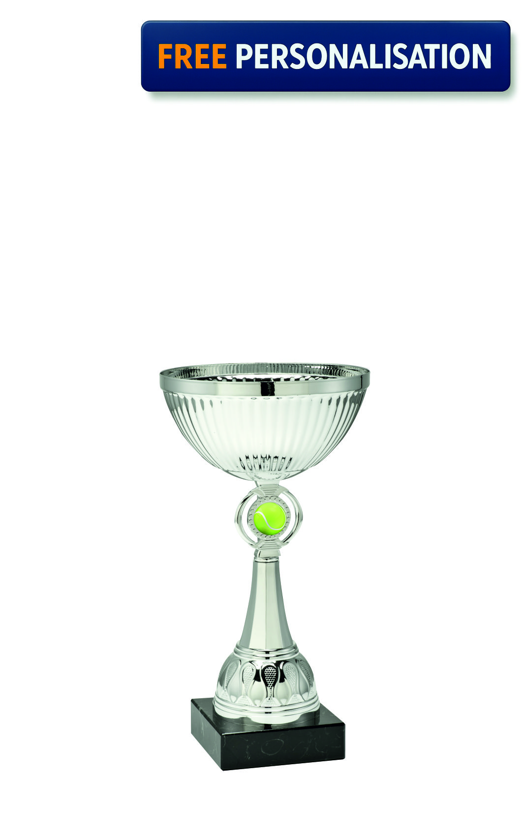 16.5cm SILVER CUP TENNIS AWARD - ET.351.62.A