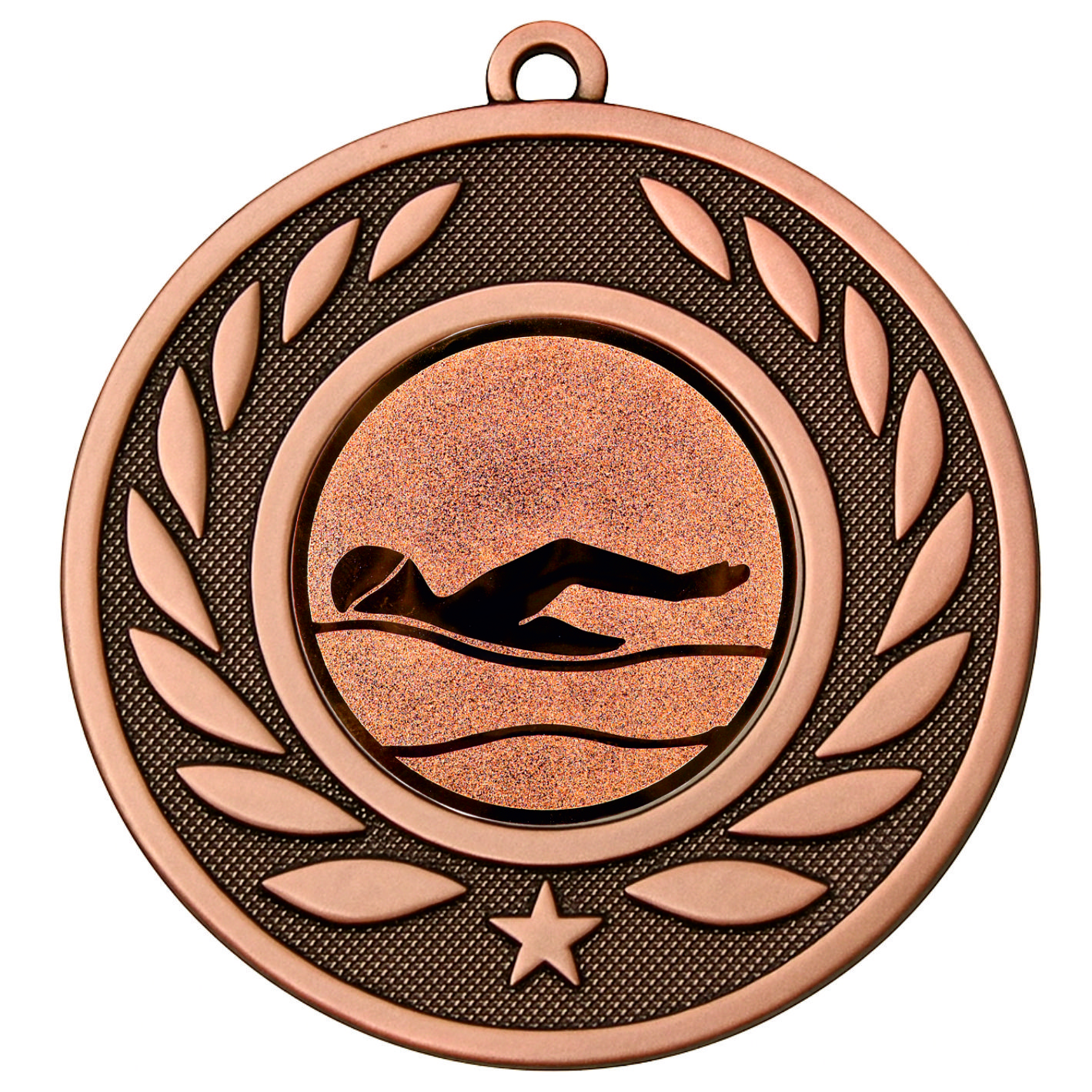 Bronze Laurel Swimming Medal-FREE Ribbon-M9459.03