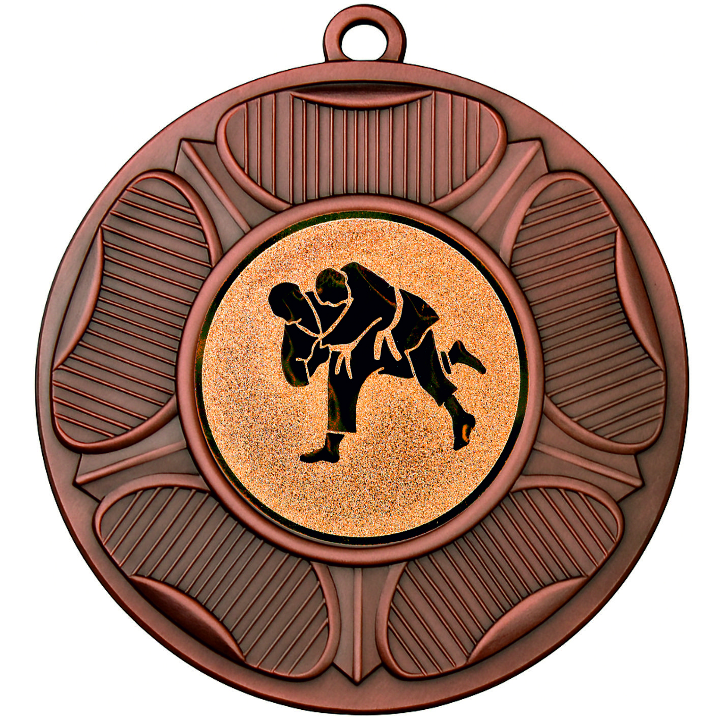 Bronze Tudor Rose Judo Medal - FREE Ribbon - BIE.M9458.03