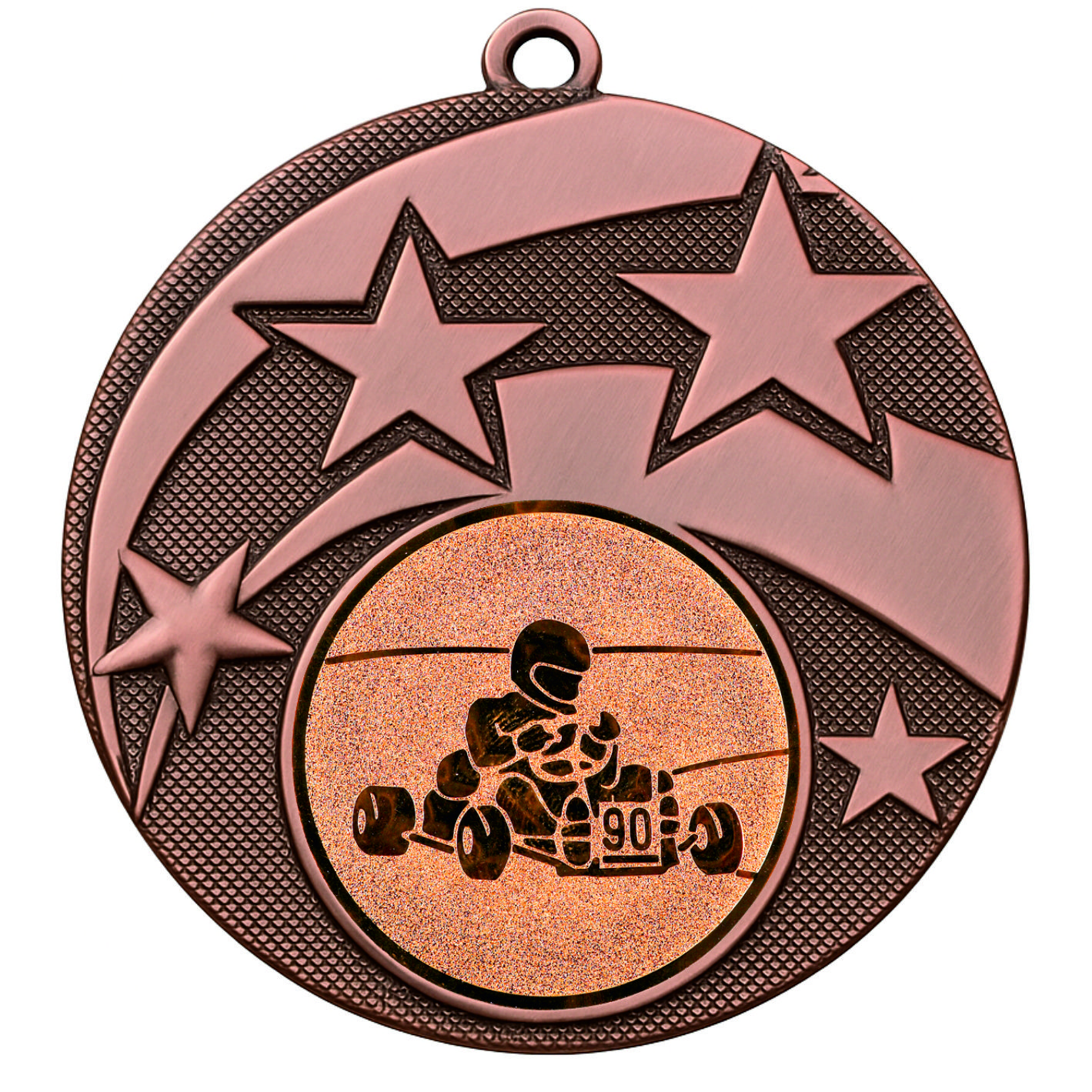 Bronze Star Karting Medal -FREE Ribbon -BIE.M9457.03