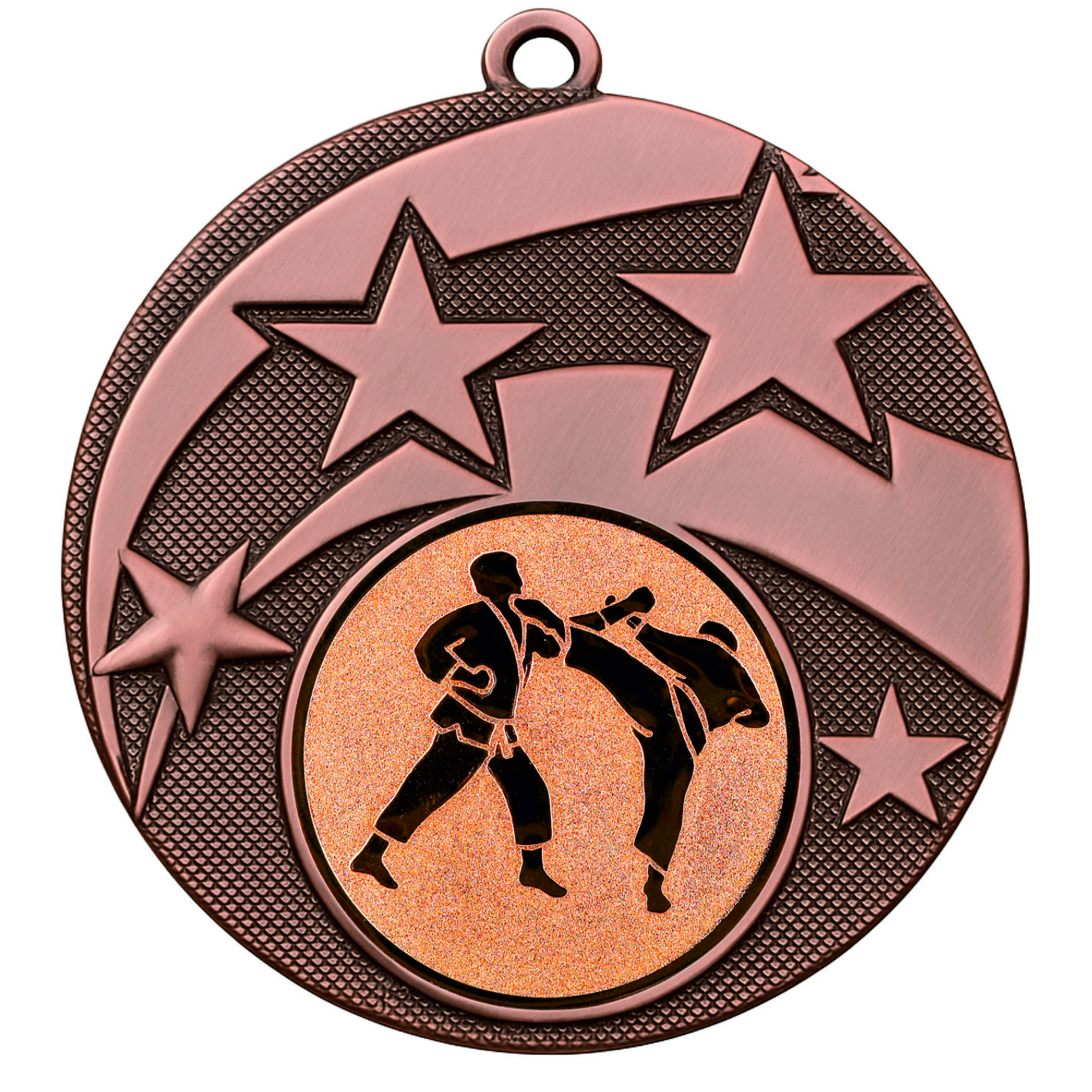Bronze Star Karate Medal -FREE Ribbon -BIE.M9457.03