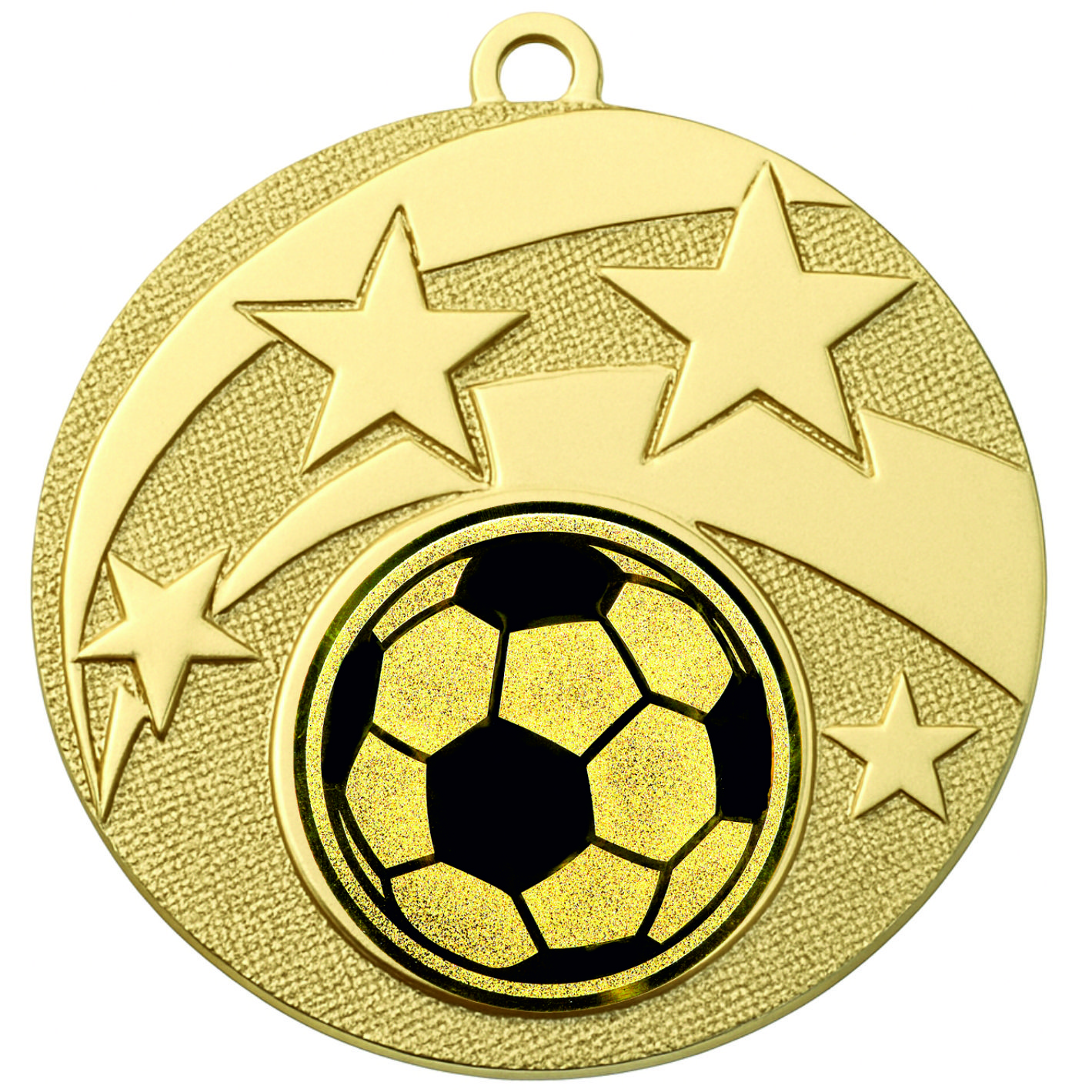 Gold Star Football Medal - FREE Ribbon - BIE.M9457.01