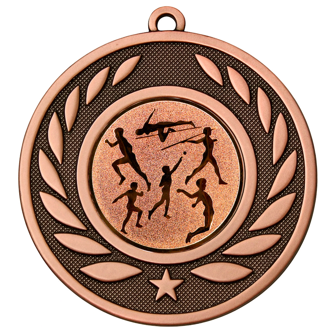 Bronze Laurel Multi Athletics Medal-FREE Ribbon-BIE.M9459.03