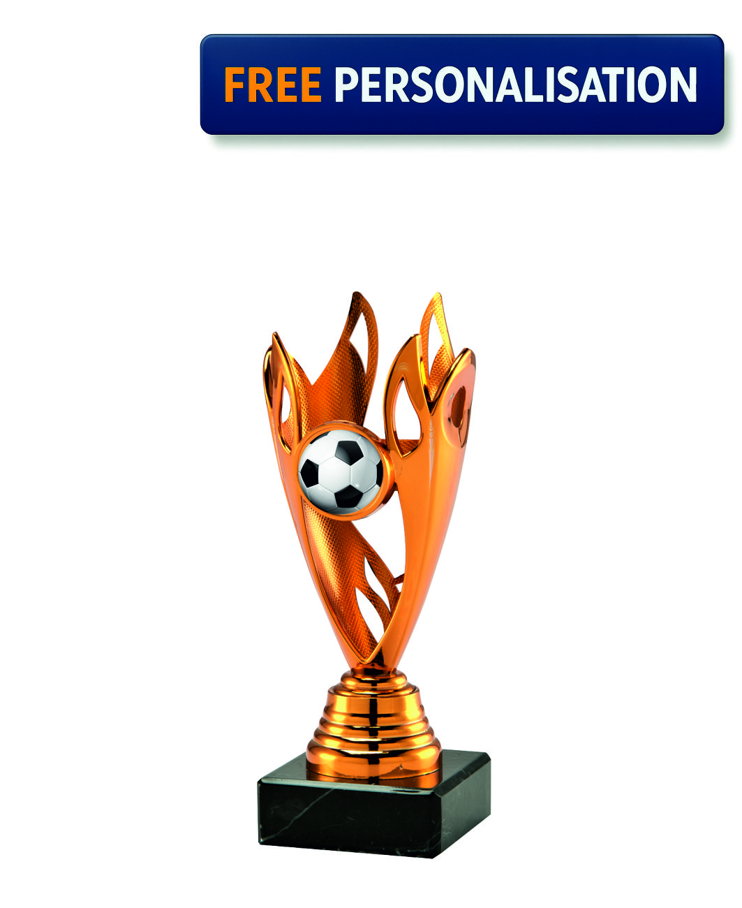 BRONZE FLAME FOOTBALL AWARD - SET.351.03.A