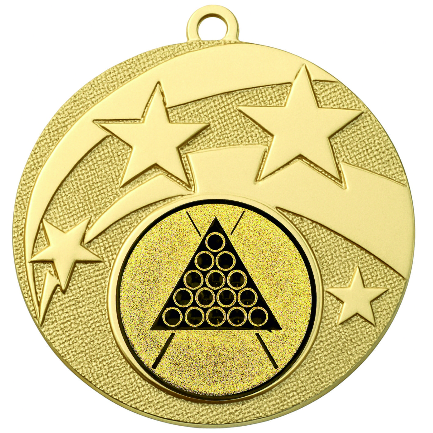 Gold Star Snooker Medal -FREE Ribbon -BIE.M9457.01
