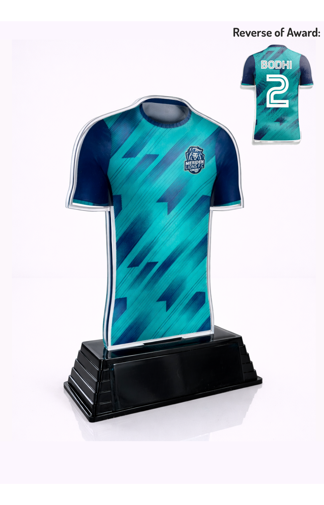 16.5cm Personalised Front & Back Kit Award - 0AC108 + 0AC111