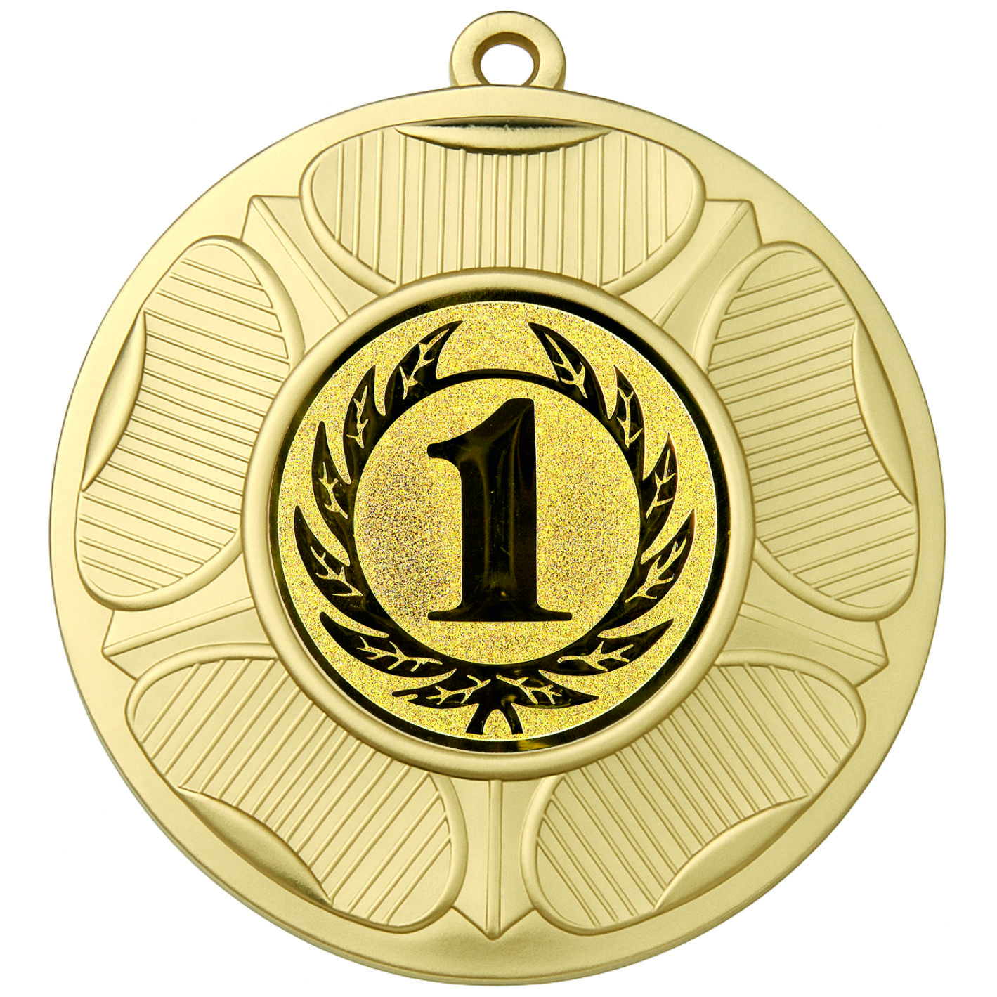 Gold Tudor Rose 1st Place Medal - FREE Ribbon - BIE.M9458.01