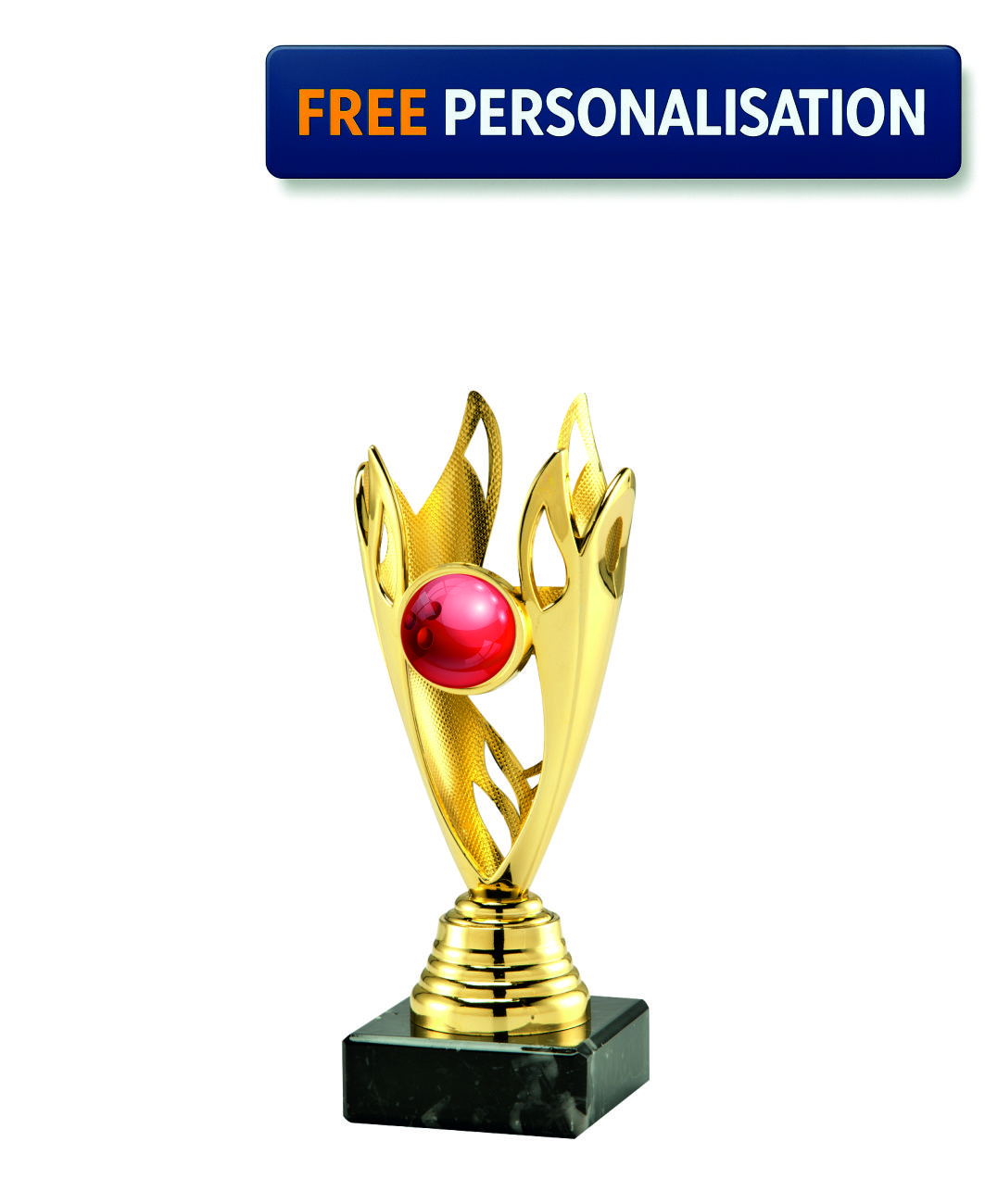 GOLD FLAME BOWLING AWARD - SET.351.01.A