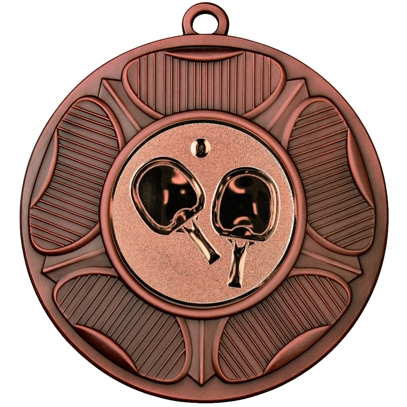 Bronze Tudor Rose Table Tennis Medal-FREE Ribbon-M9458.03