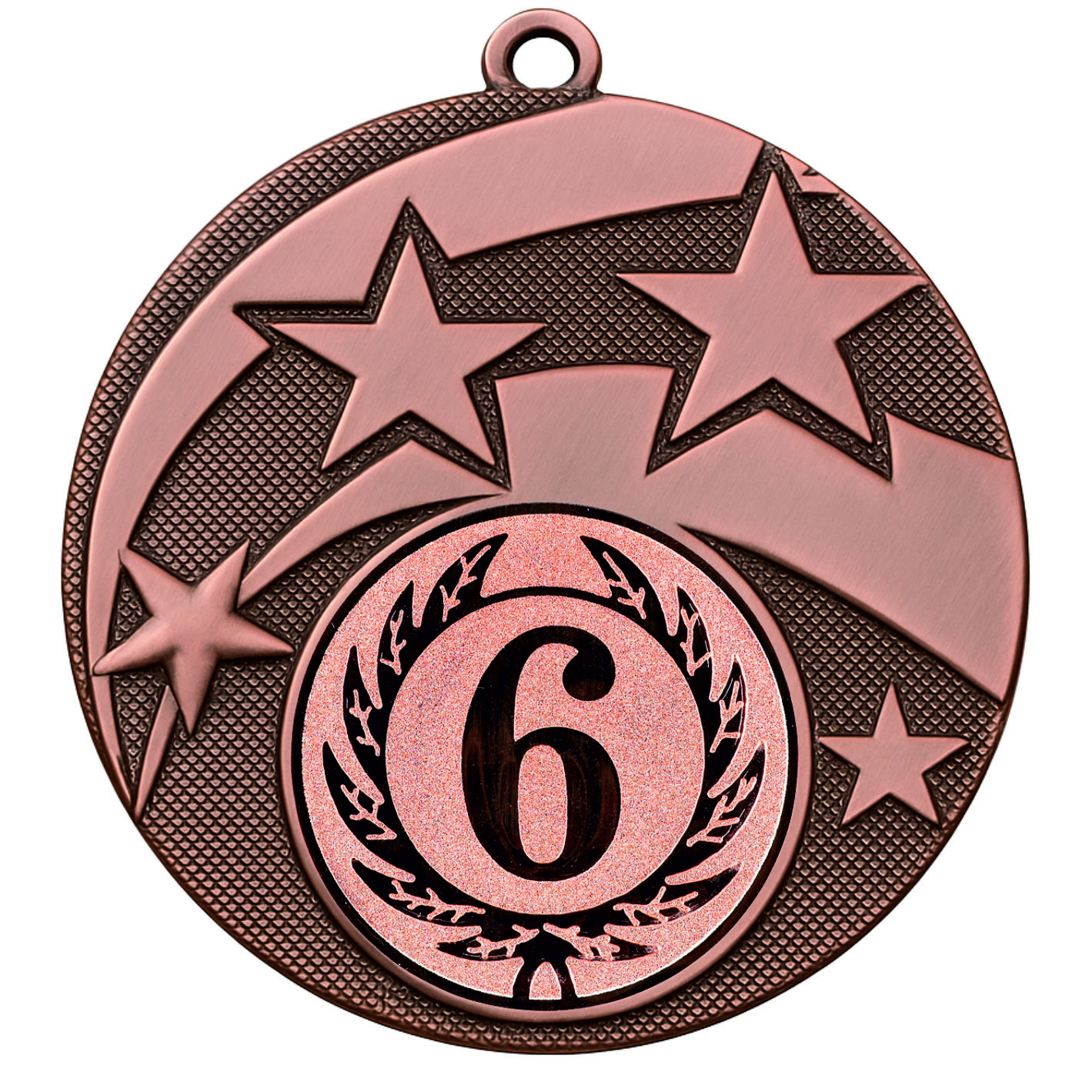 Bronze Star 6th Place Medal - FREE Ribbon - BIE.M9457.03