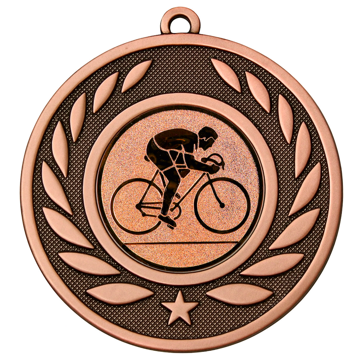 Bronze Laurel Cycling Medal - FREE Ribbon - BIE.M9459.03