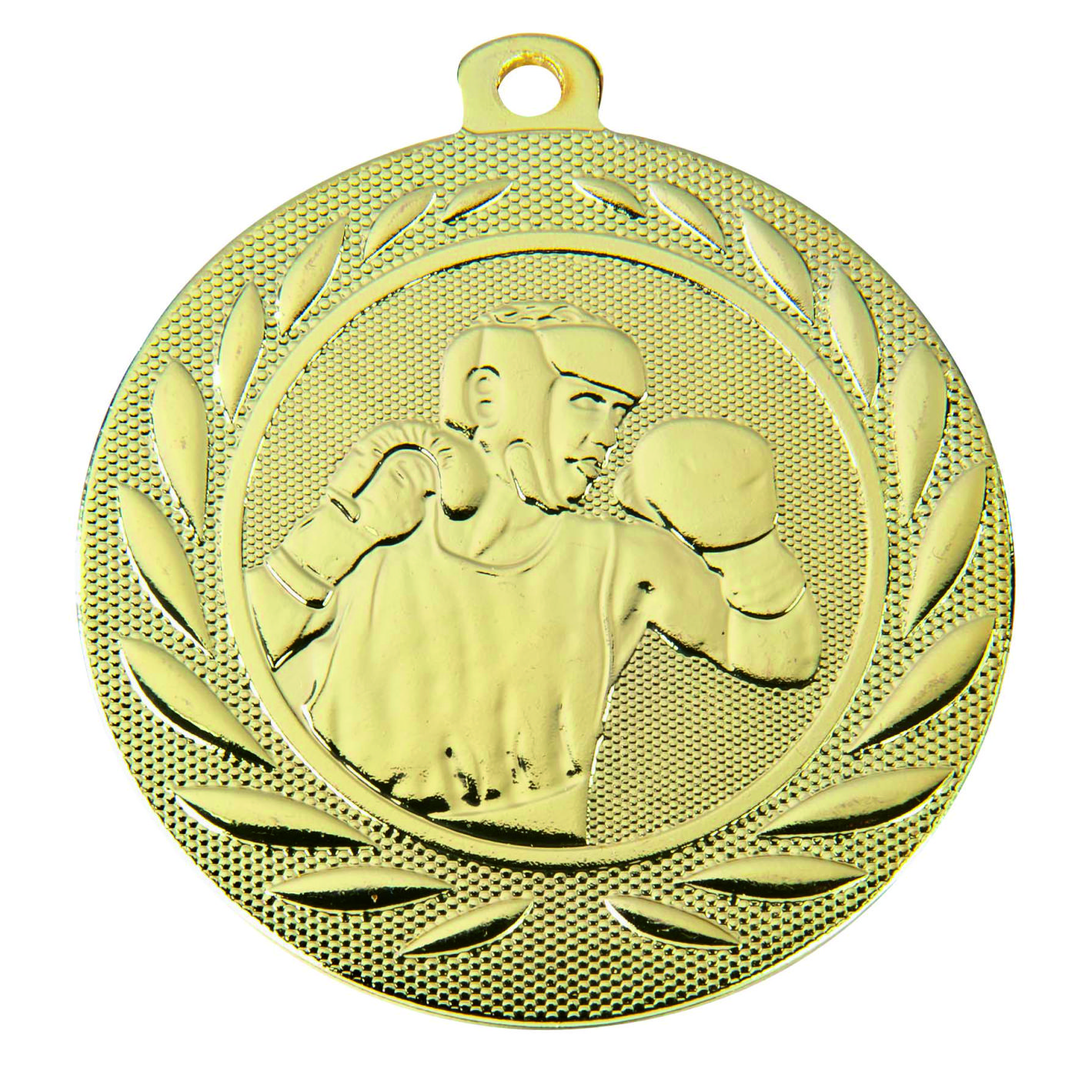 Gold Boxing 50mm Medal DI5000.P.01