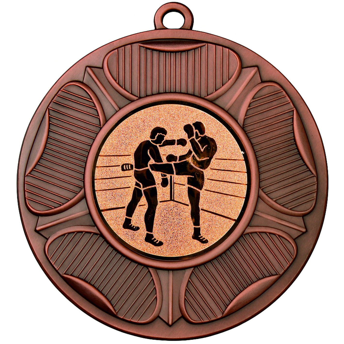Bronze Tudor Rose Kickboxing Medal-FREE Ribbon-BIE.M9458.03