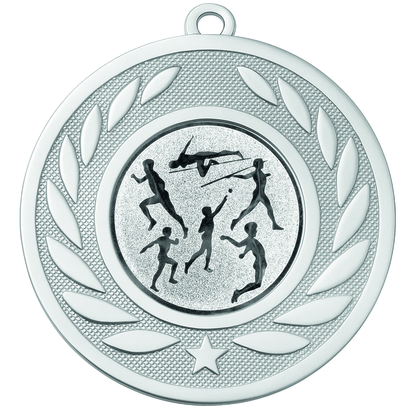 Silver Laurel Multi Athletics Medal-FREE Ribbon-BIE.M9459.02