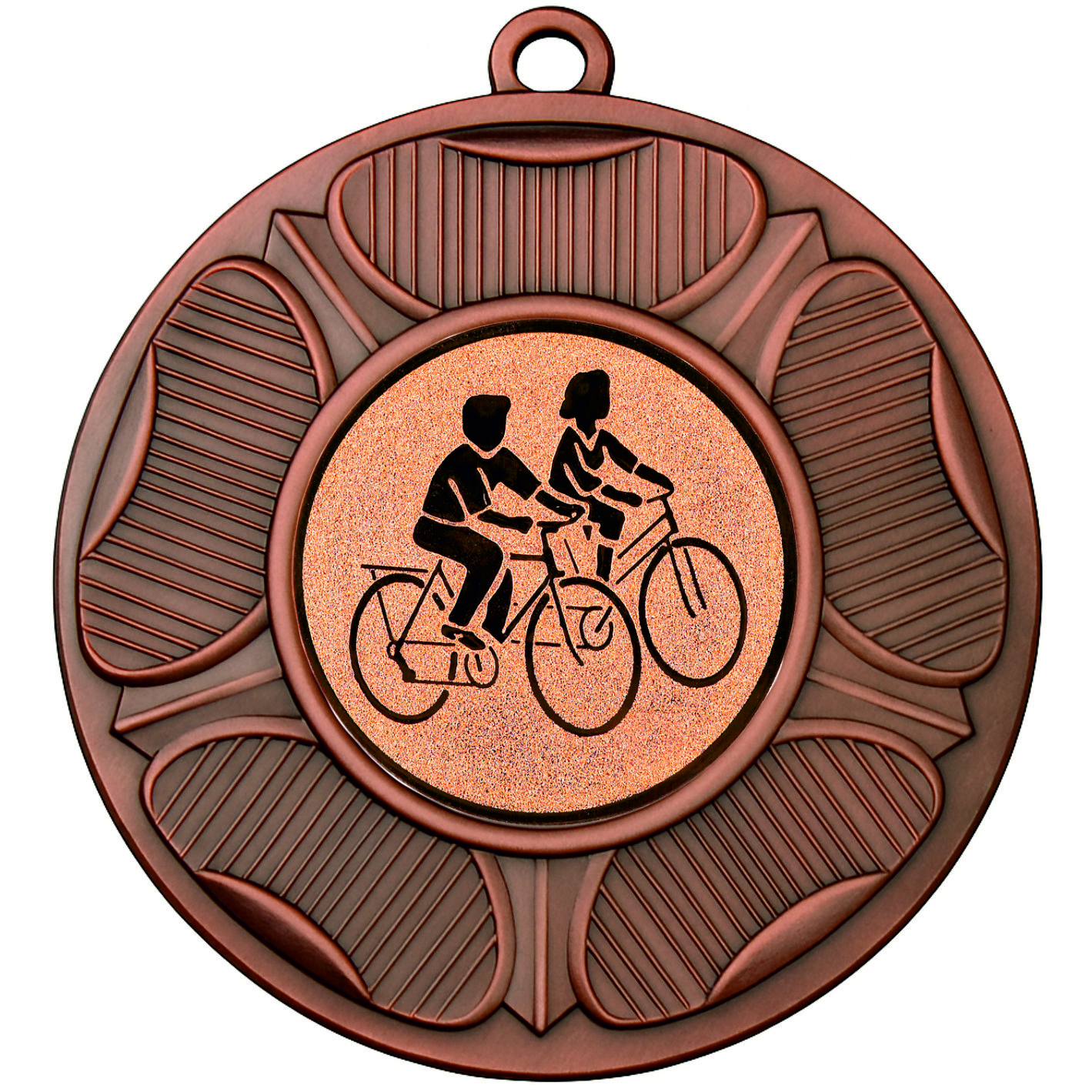 Bronze Tudor Rose Cycling Medal 2-FREE Ribbon - BIE.M9458.03