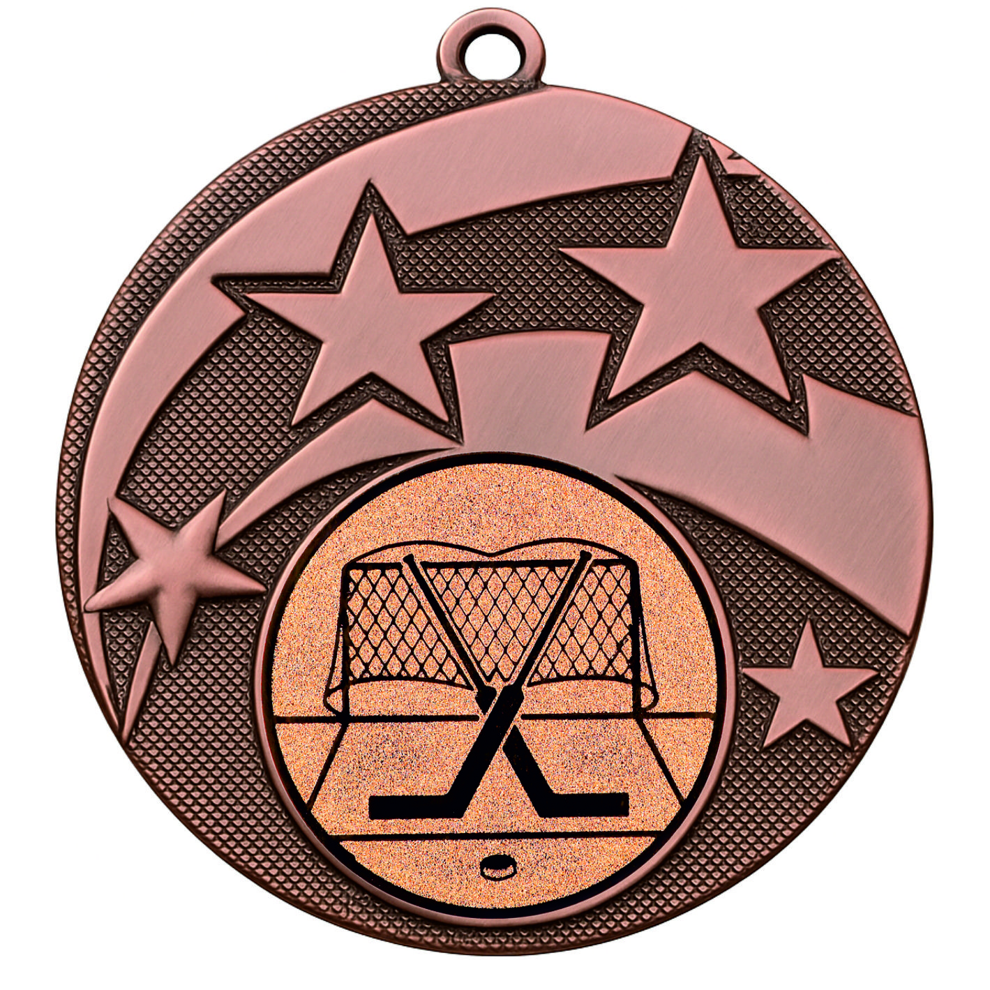 Bronze Star Ice Hockey Medal -FREE Ribbon -BIE.M9457.03