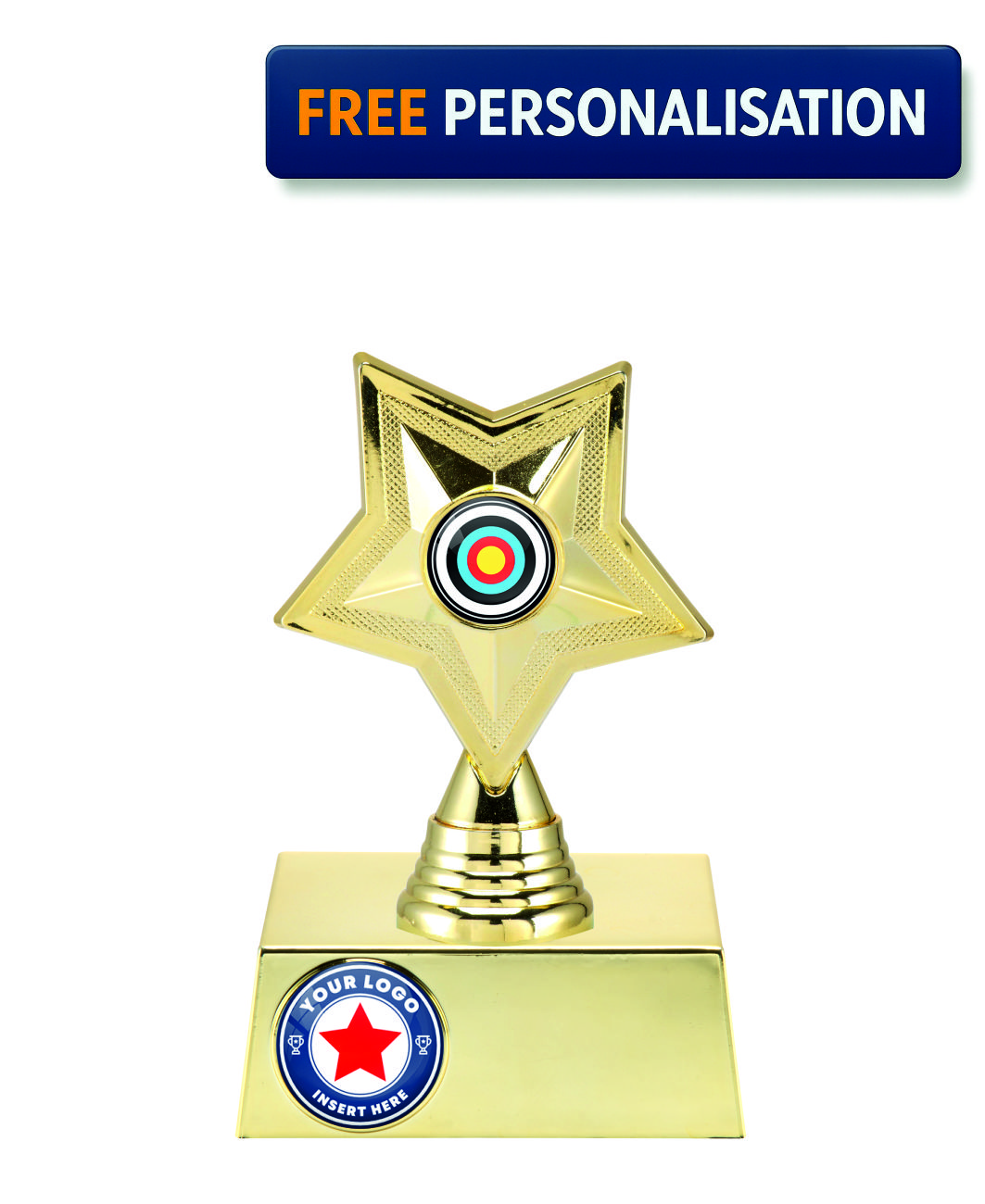 17.5cm GOLD STAR ARCHERY AWARD - P531.01 + N33.01