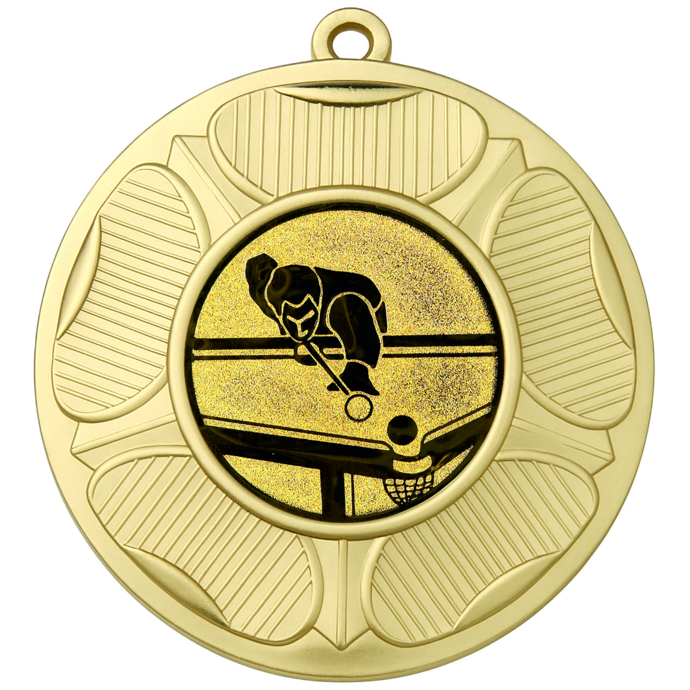Gold Tudor Rose Pool Medal-FREE Ribbon-BIE.M9458.01