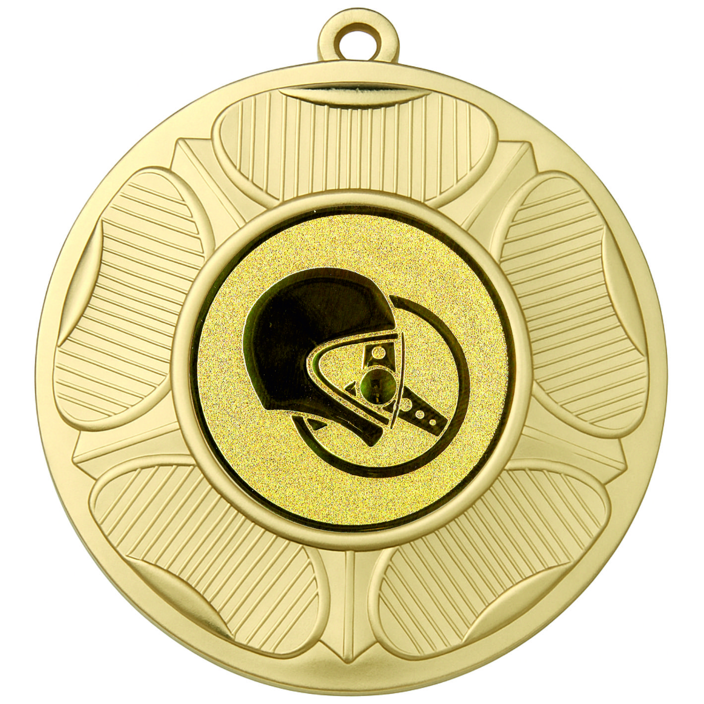 Gold Tudor Rose Motor Sport Medal-FREE Ribbon-BIE.M9458.01