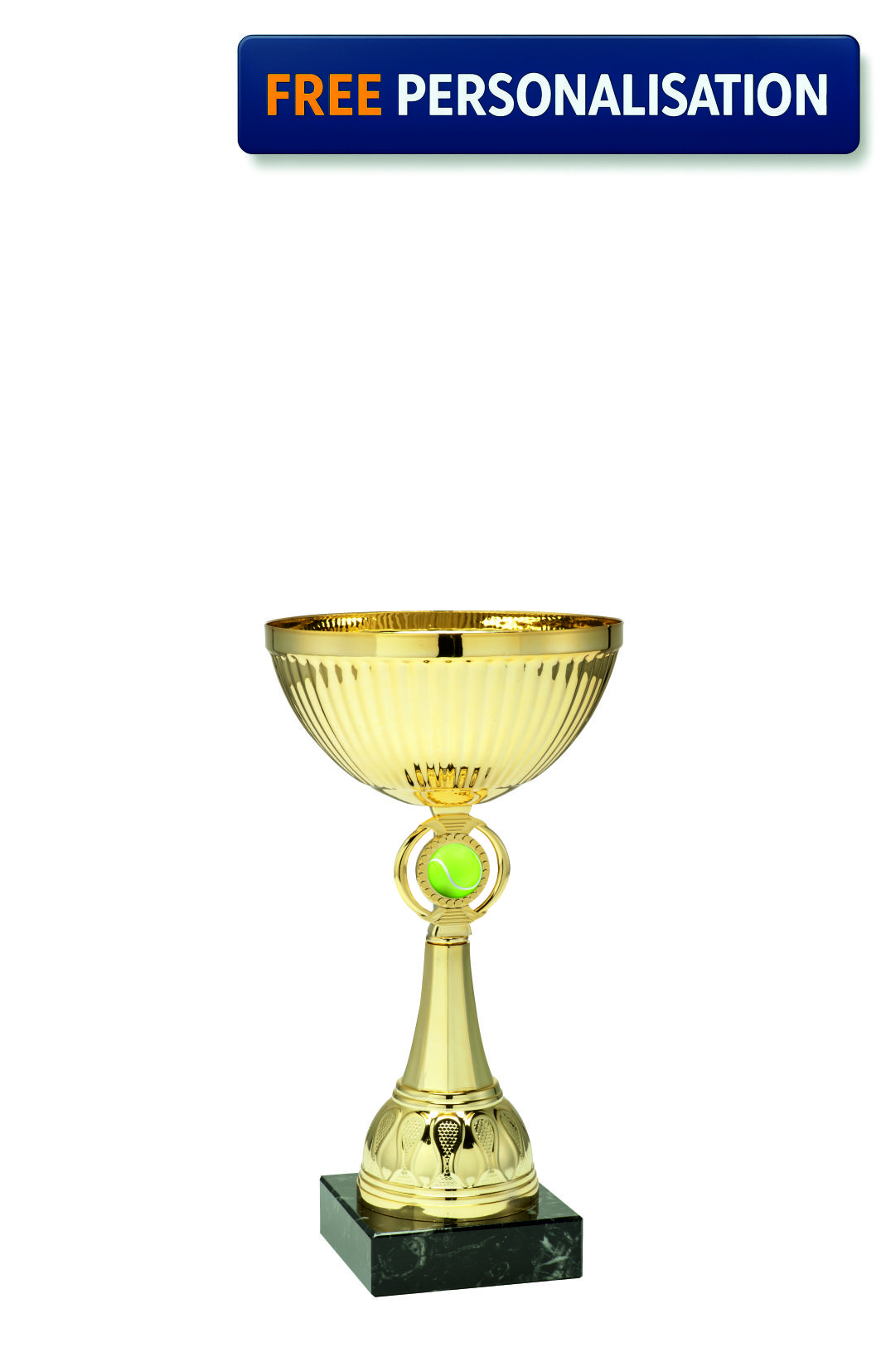 16.5cm GOLD CUP TENNIS AWARD - ET.350.61.A