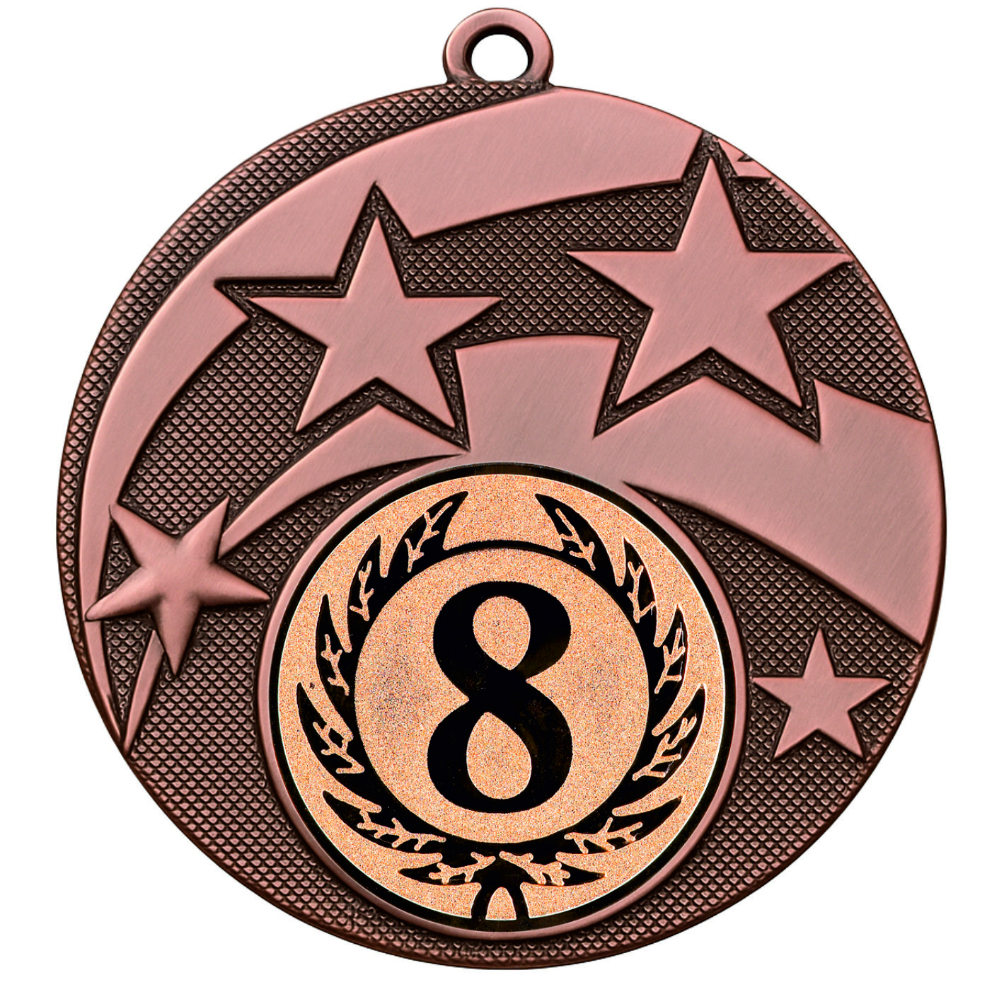 Bronze Star 8th Place Medal - FREE Ribbon - BIE.M9457.03