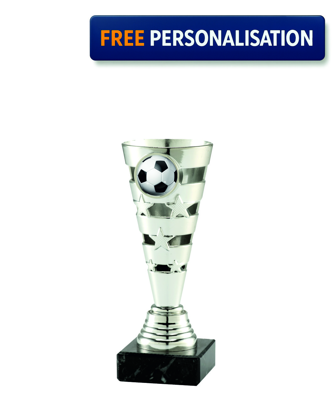SILVER STAR & SHINE FOOTBALL AWARD - SET.346.02.A