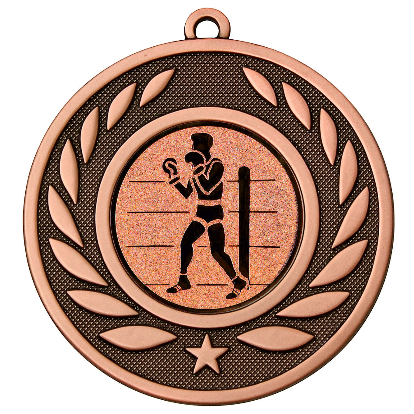 Bronze Laurel Boxing Medal - FREE Ribbon - BIE.M9459.03