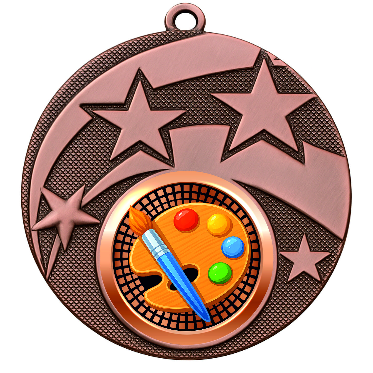 Bronze Star Art Subject Medal -FREE Ribbon -BIE.M9457.03