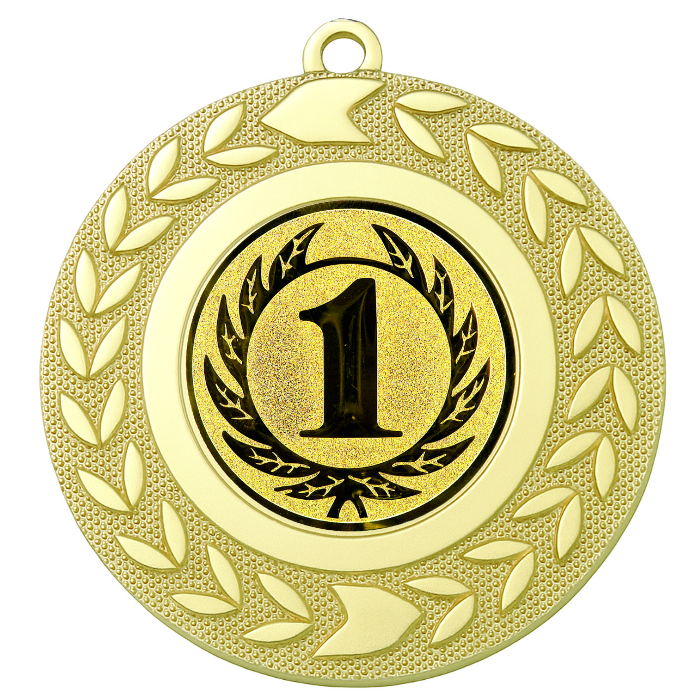 Gold Wreath 1st Place Medal - FREE Ribbon - BIE.M9460.01