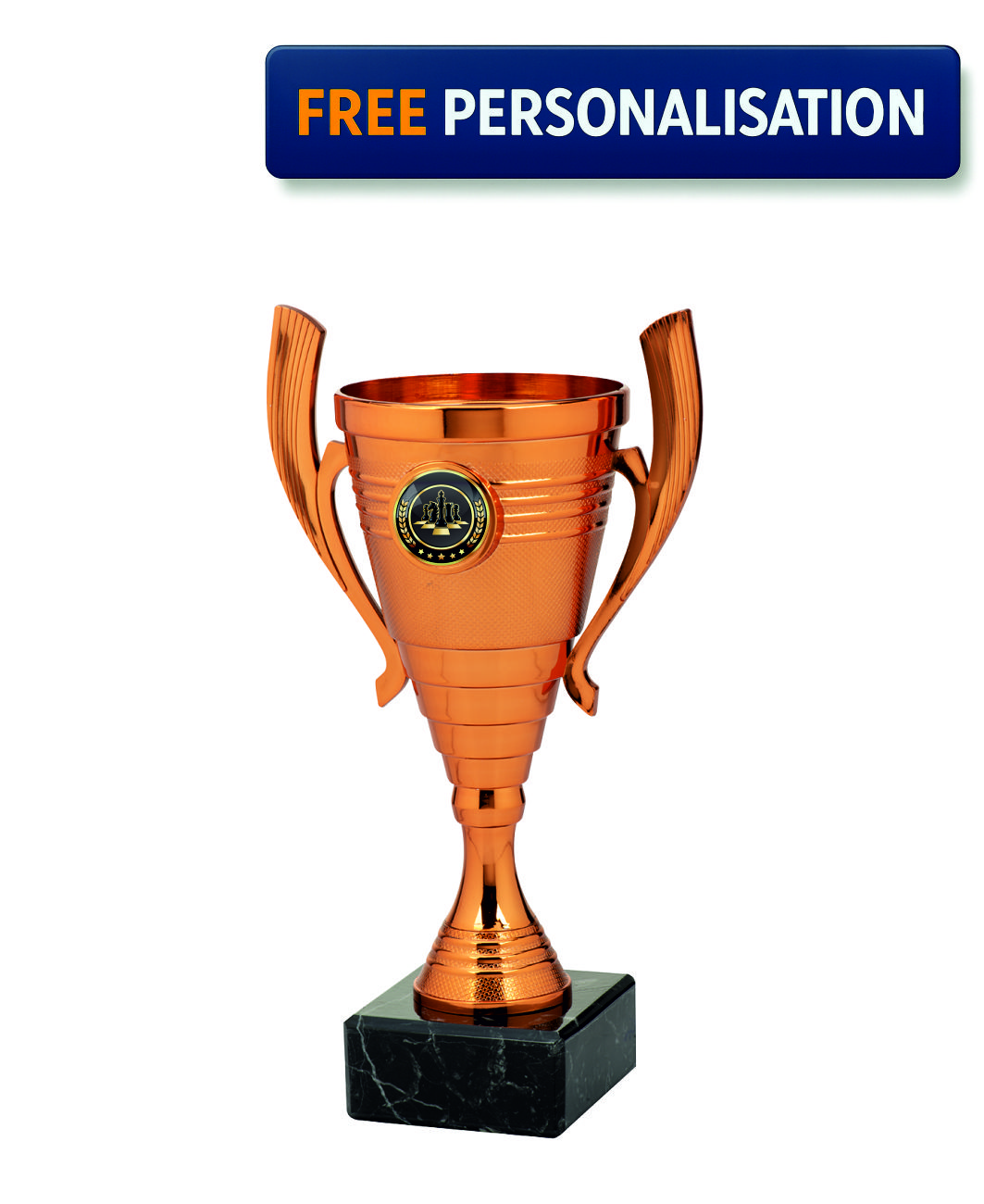 BRONZE MINI CUP CHESS AWARD - SET.356.03.A