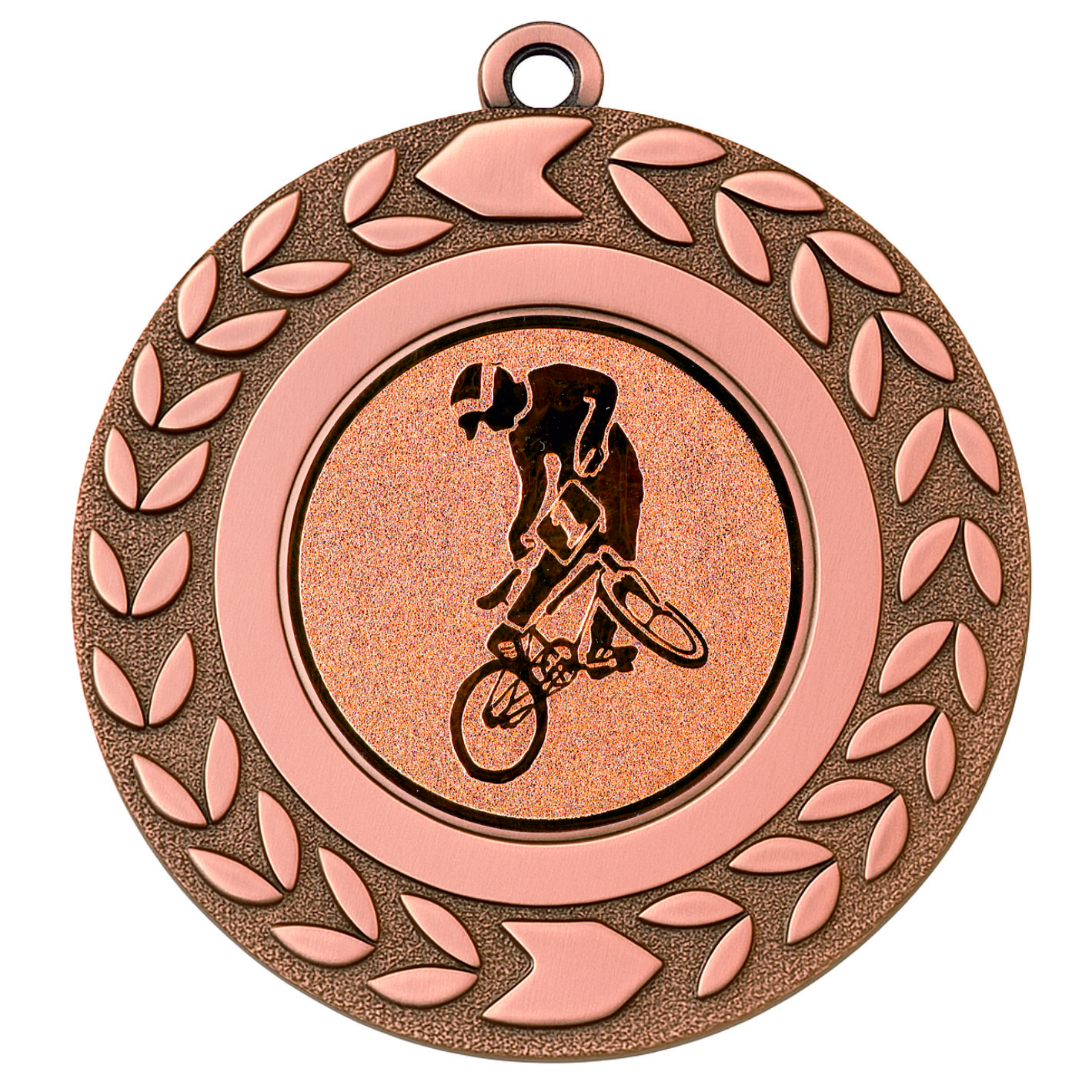Bronze Wreath BMX Medal - FREE Ribbon - BIE.M9460.03