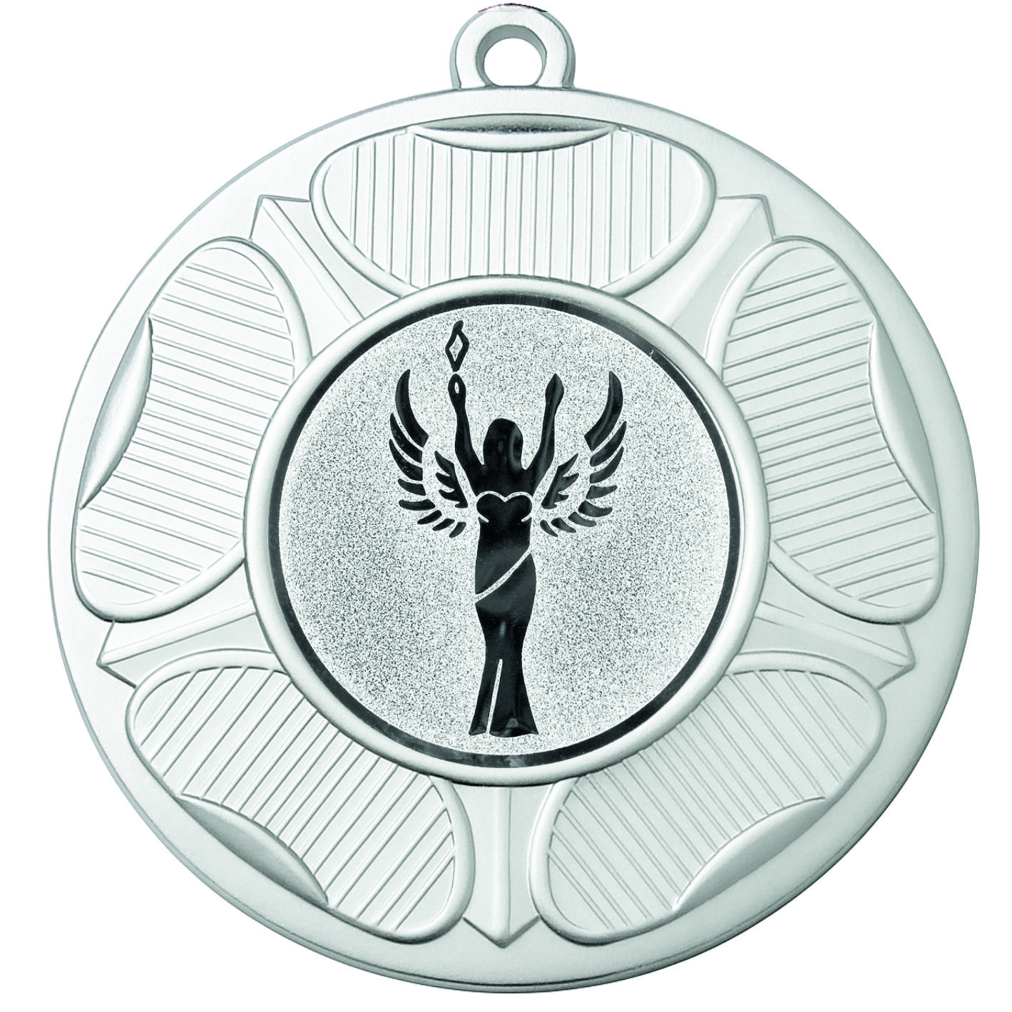 Silver Tudor Rose Victory Medal-FREE Ribbon-BIE.M9458.02